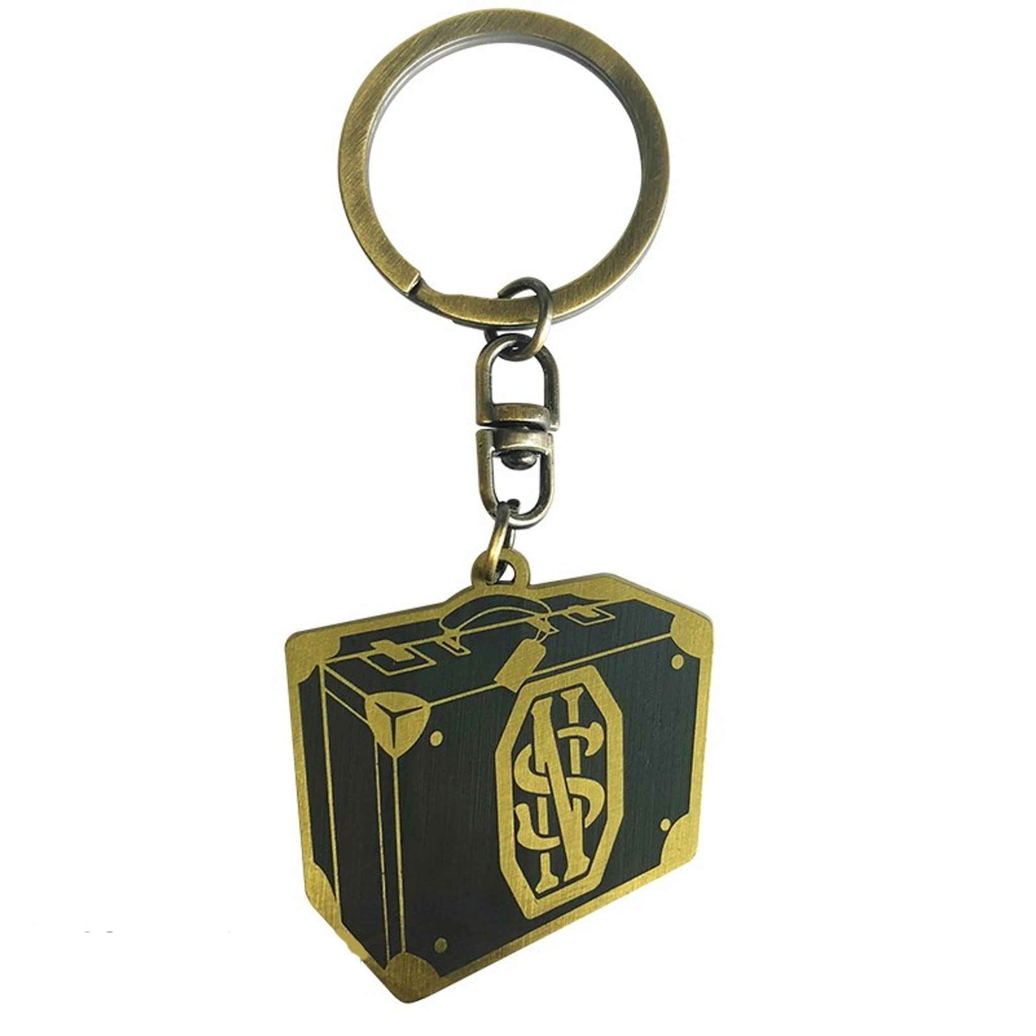 Schlüsselanhänger Metall schwarz 4 cm | ABYSSE