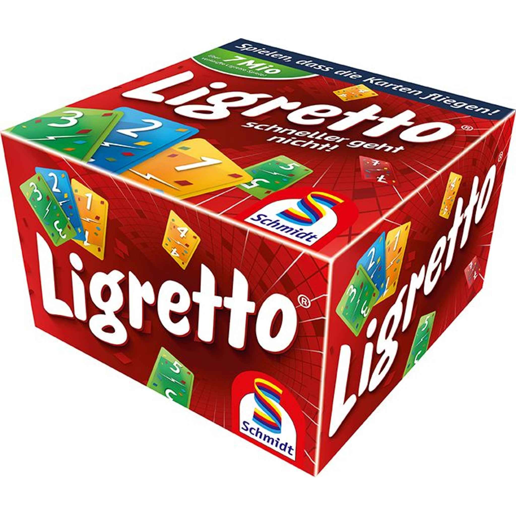 Kartenspiel Ligretto rot 2-4 Spieler ab 8 Jahren | Schmidt Spiele
