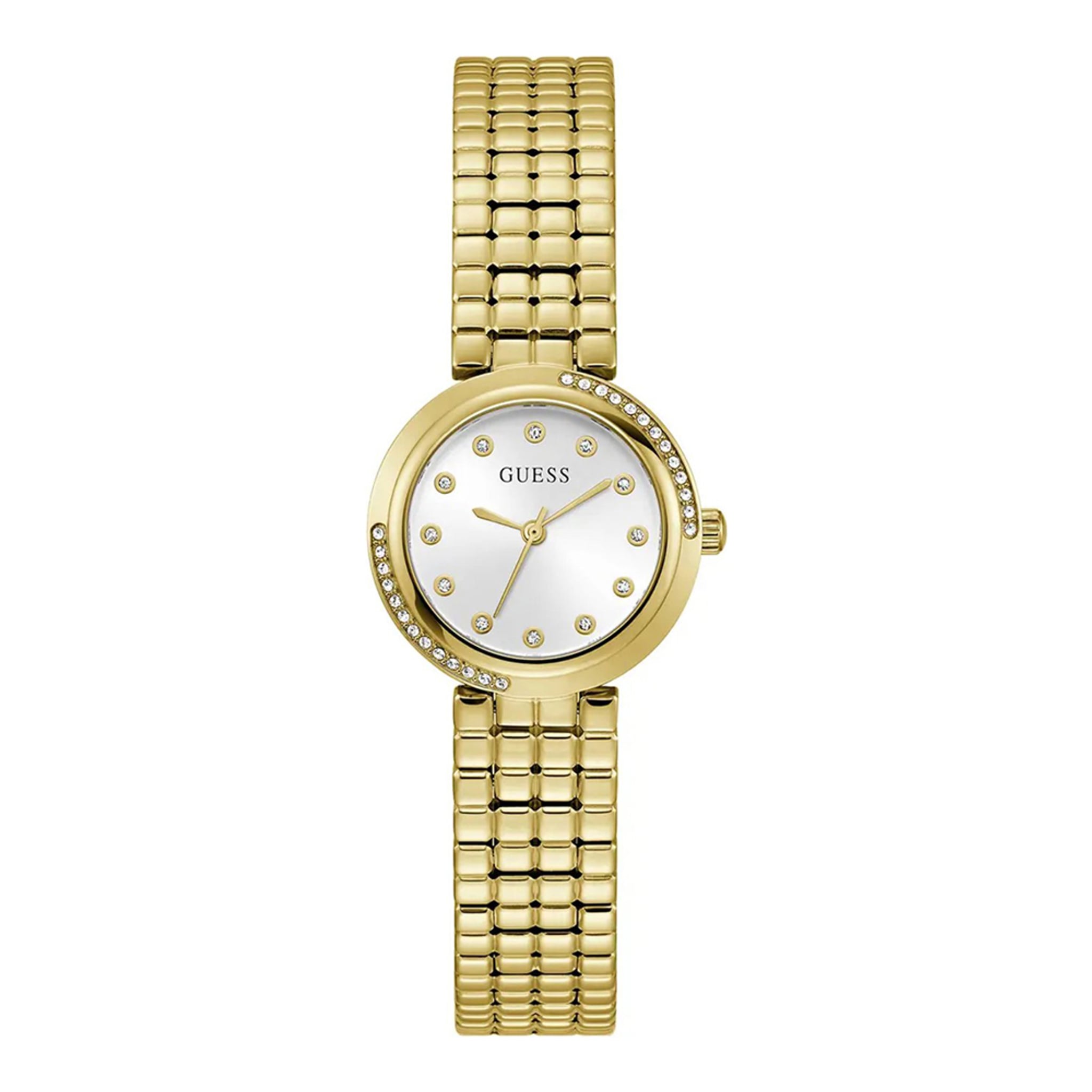 GUESS Damenuhr GW0930L2 aus Edelstahl in Gold, 2,8×0,8 cm