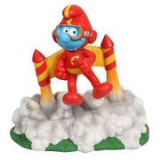 Deko-Figur Schlumpf mit Jetpack 11,6 cm Polyesterharz Aquariendeko