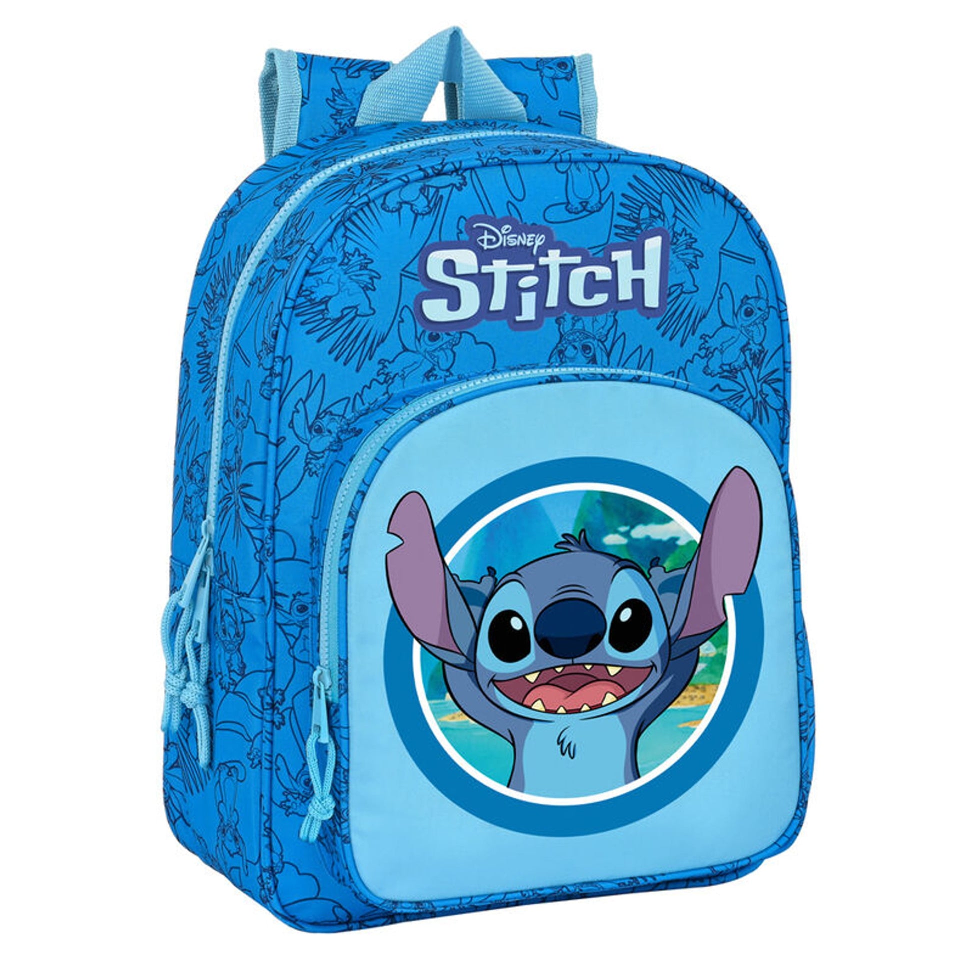SAFTA Rucksack aus Polyester in Blau, 34×26×11 cm
