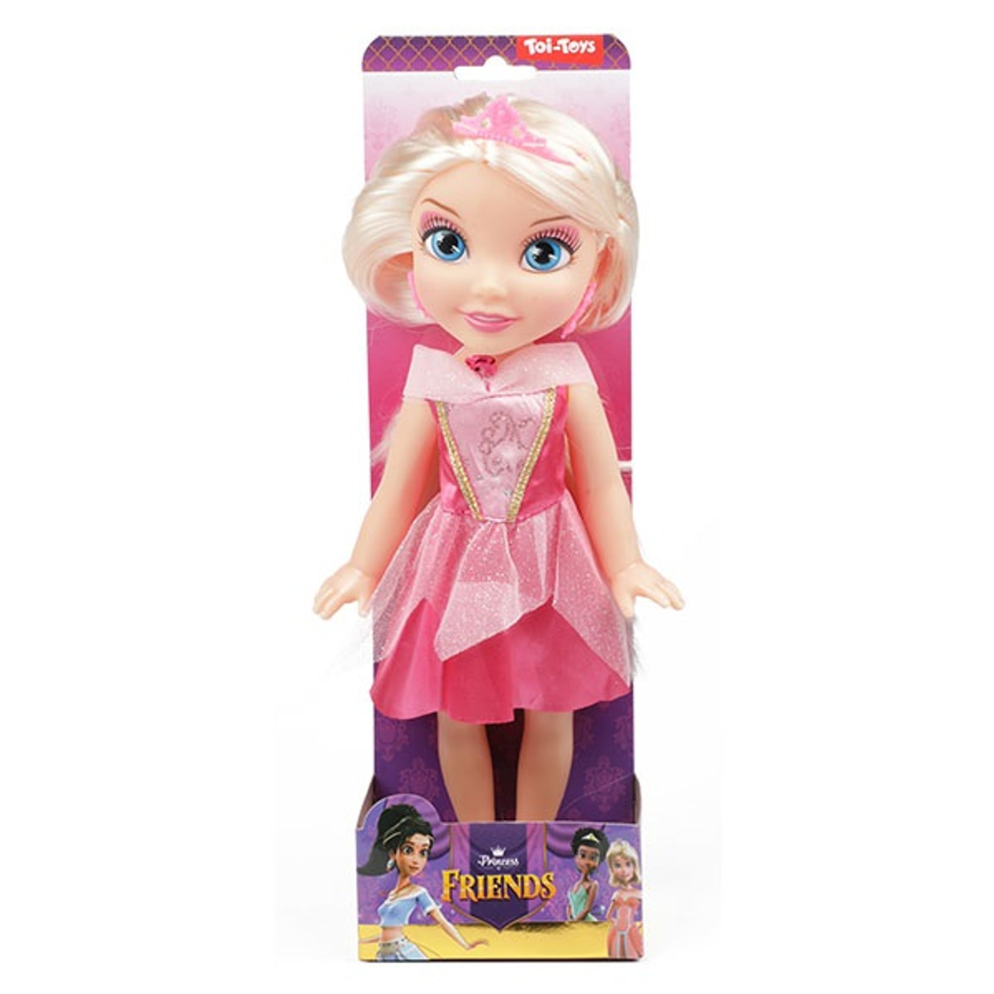 Toi-Toys Puppe in Rosa, 31×9,5×5,5 cm