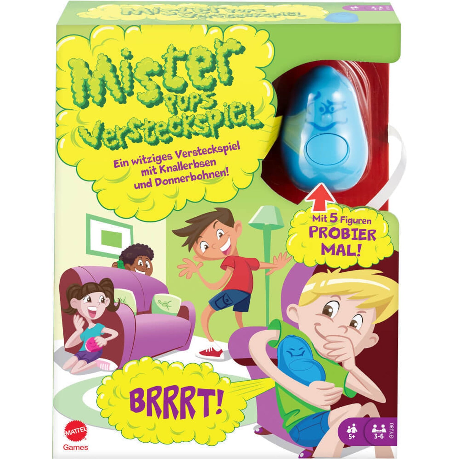 Mattel GmbH Versteckspiel aus Pappe