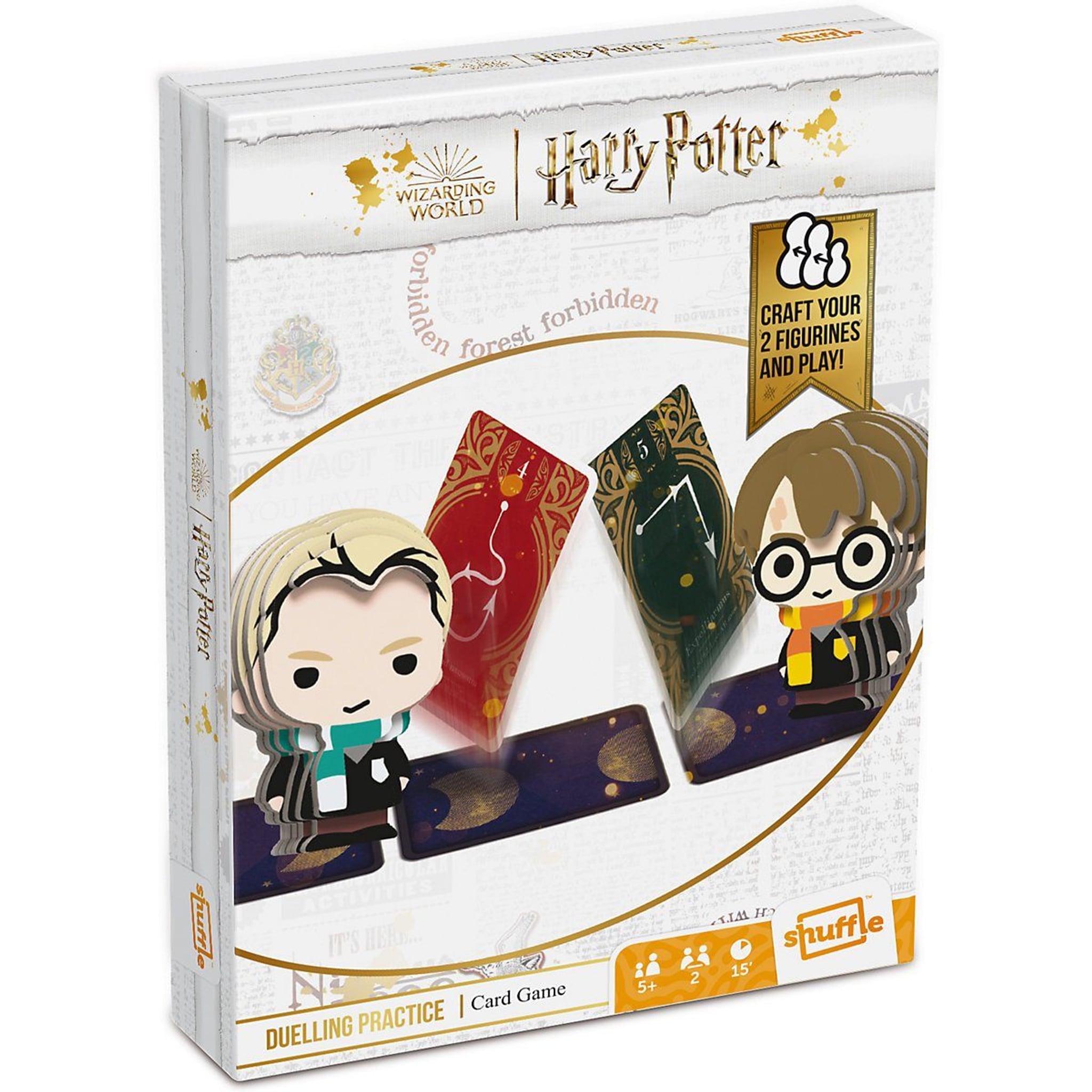 Kartenspiel Harry Potter: Das Zauber Duell 55 Karten 2 Figuren ab 5 Jahren Mehrfarbig