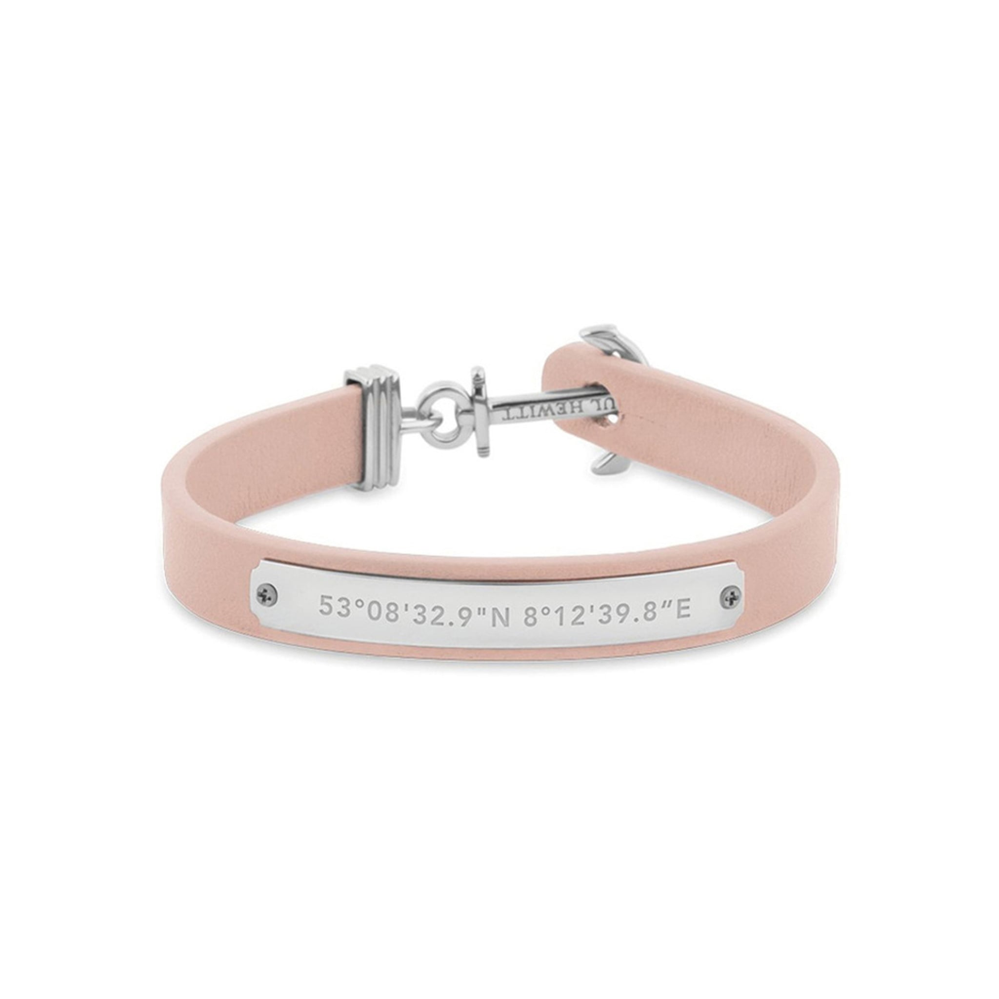 PAUL HEWITT Armband aus Leder in Silber, 17 cm