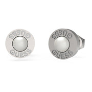 GUESS Ohrstecker aus Edelstahl in Silber