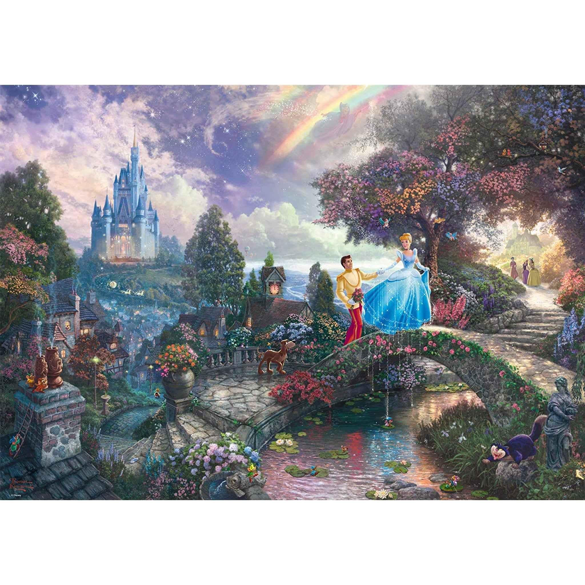 Puzzle Disney Cinderella 1000 Teile Thomas Kinkade 69,3×49,3 cm | Schmidt Spiele