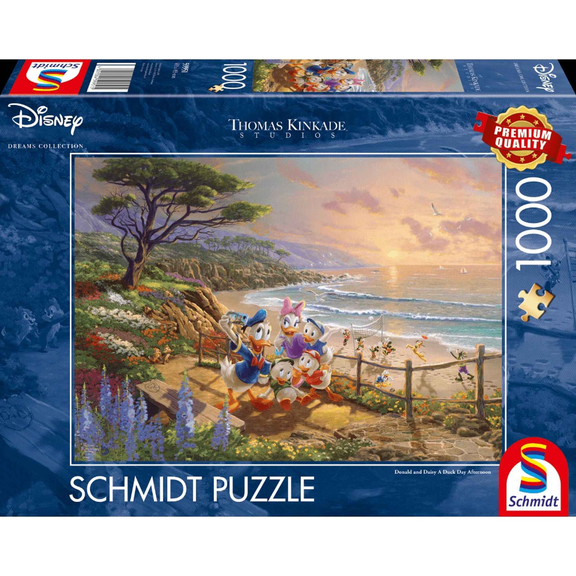 Puzzle Disney Donald & Daisy 1000 Teile | Schmidt Spiele