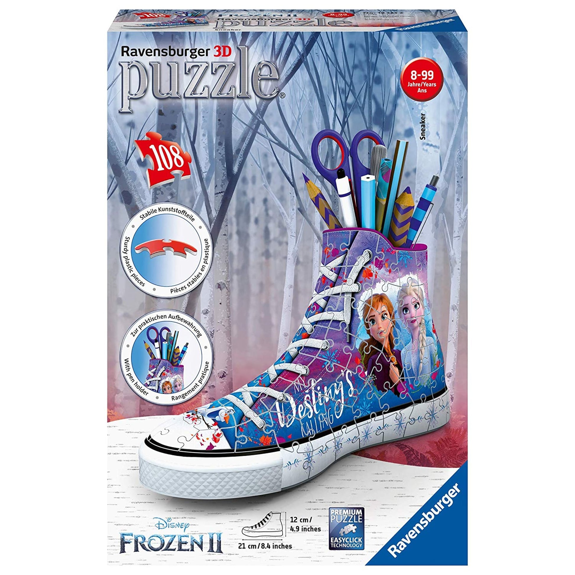 Ravensburger 3D Puzzle aus Kunststoff, 21×12 cm