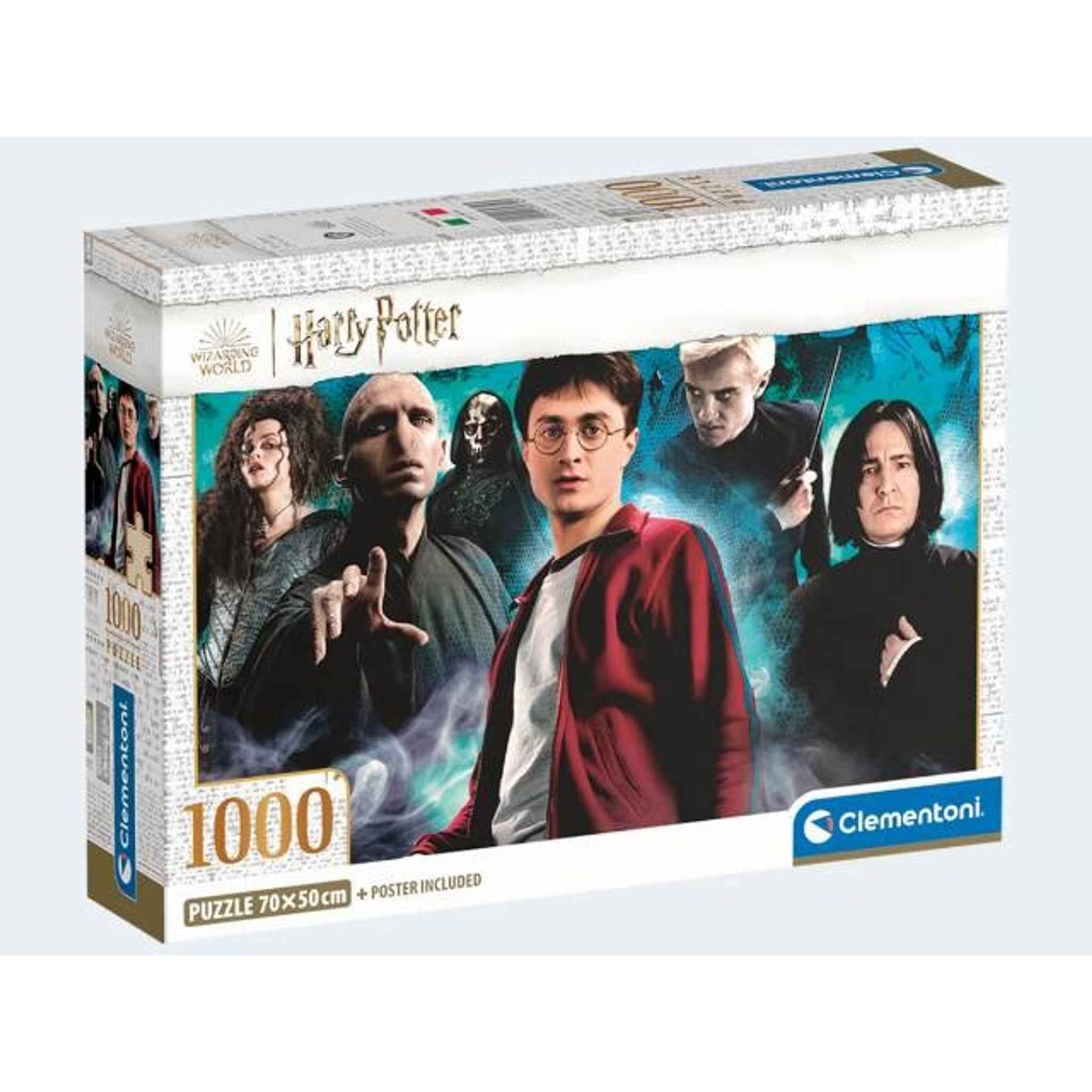 Spielzeug Puzzle Harry Potter Compact 1000 Teile 70x50 cm | Clementoni