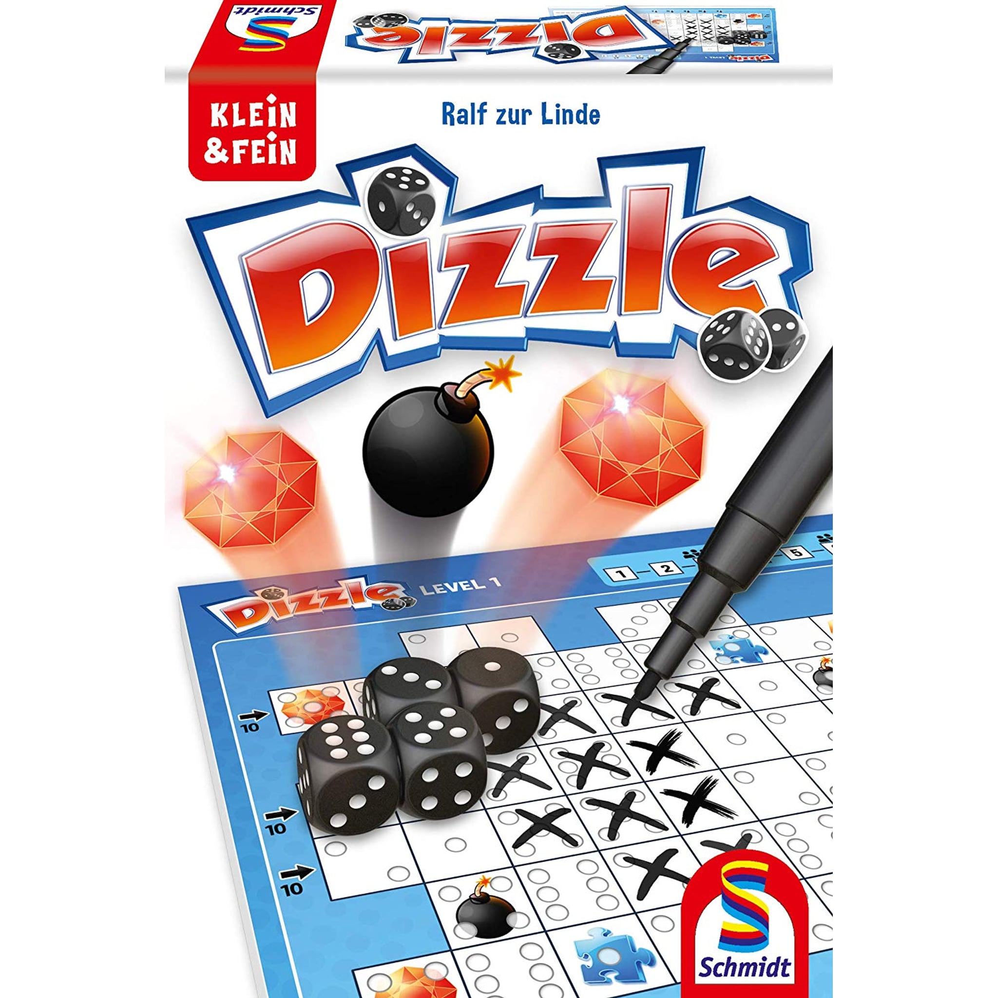 Schmidt Spiele Würfelspiel aus Pappe, 13×18×4 cm