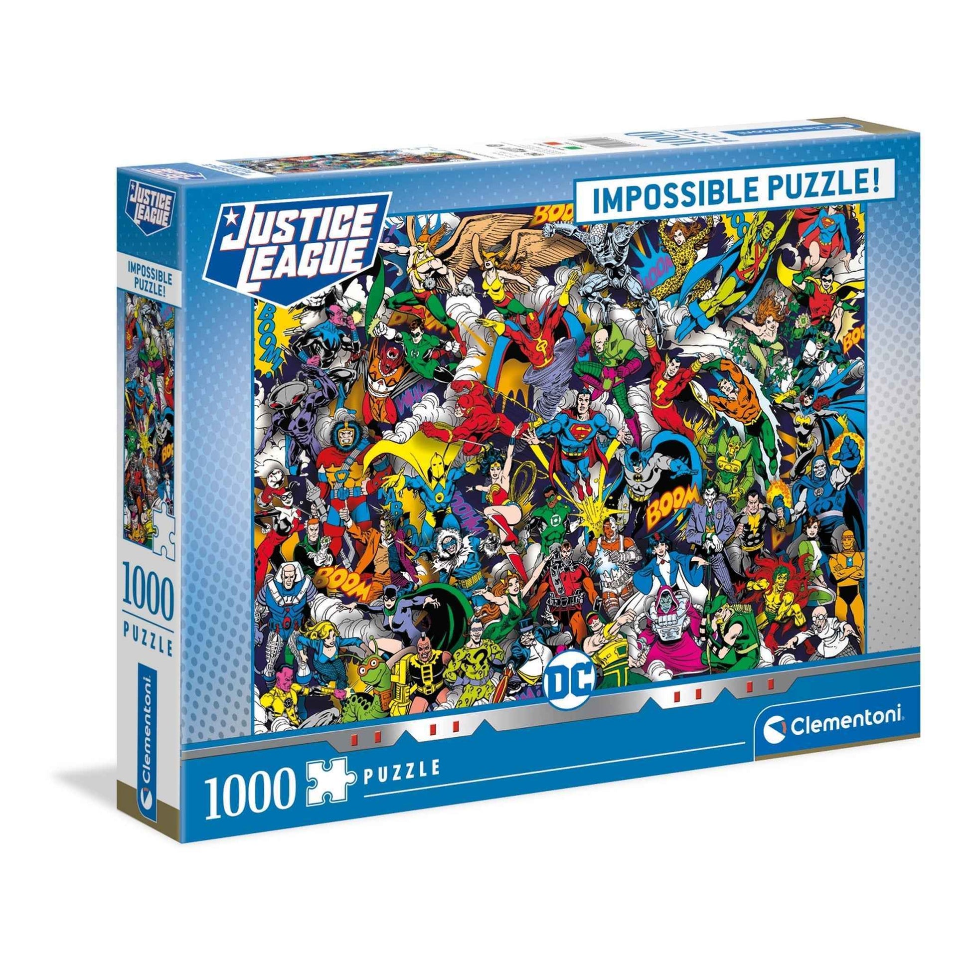 Puzzle 1000 Teile Impossible Puzzle DC Comics Justice League | Clementoni