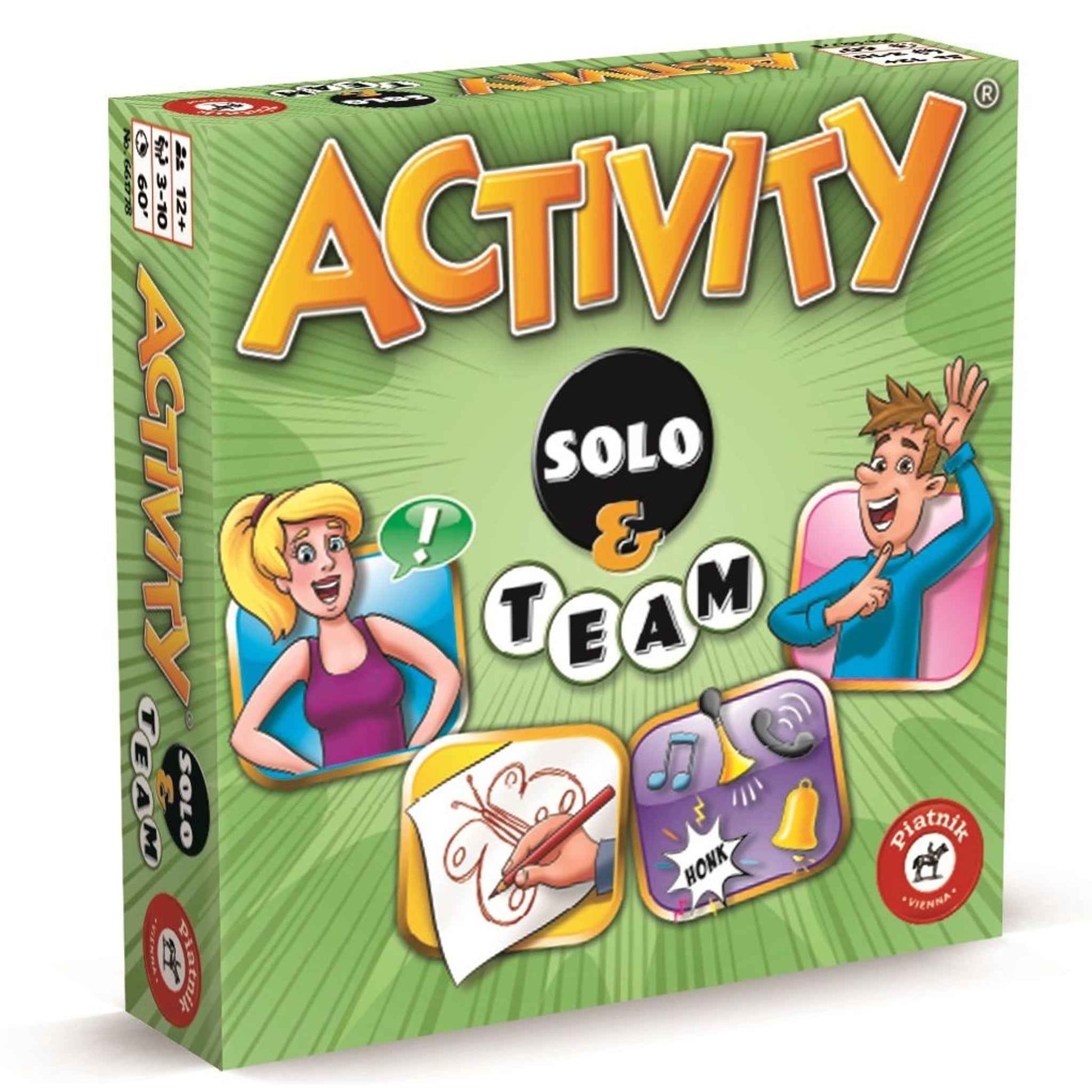 Brettspiel Activity Solo & Team Mehrfarbig ab 12 Jahren 3-10 Spieler | Piatnik