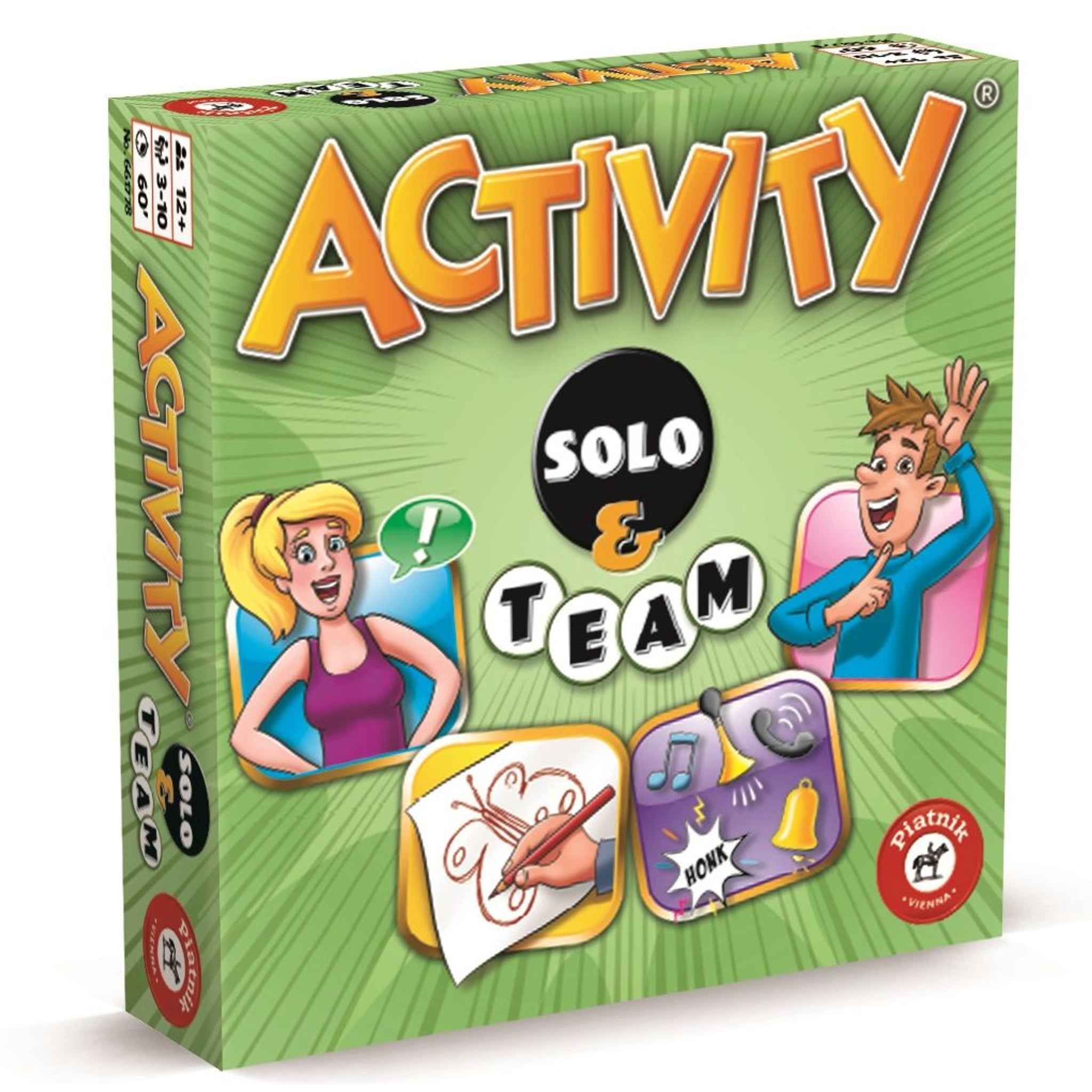 Brettspiel Activity Solo & Team Mehrfarbig ab 12 Jahren 3-10 Spieler | Piatnik