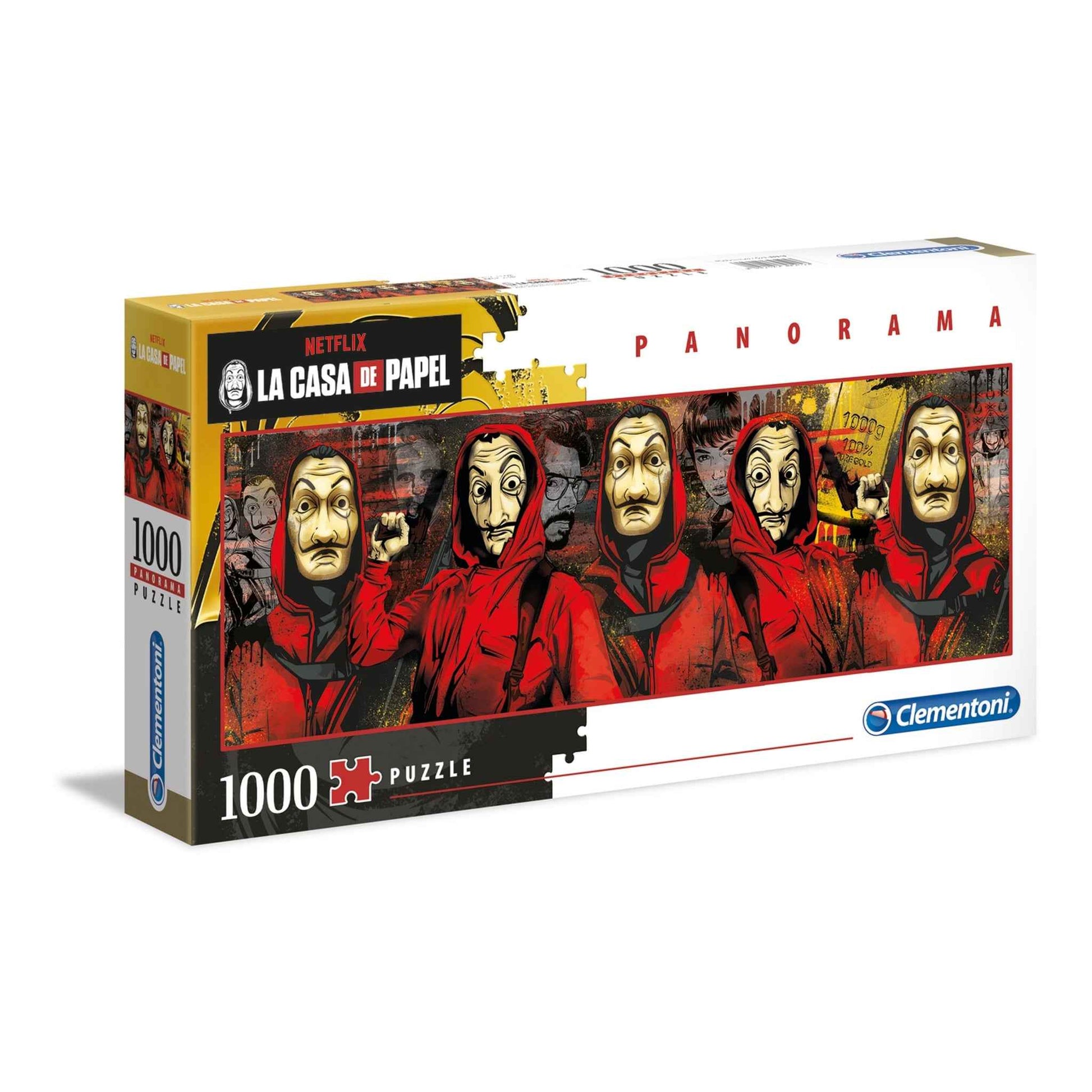 Puzzle La Casa de Papel 1000 Teile Panorama | Clementoni