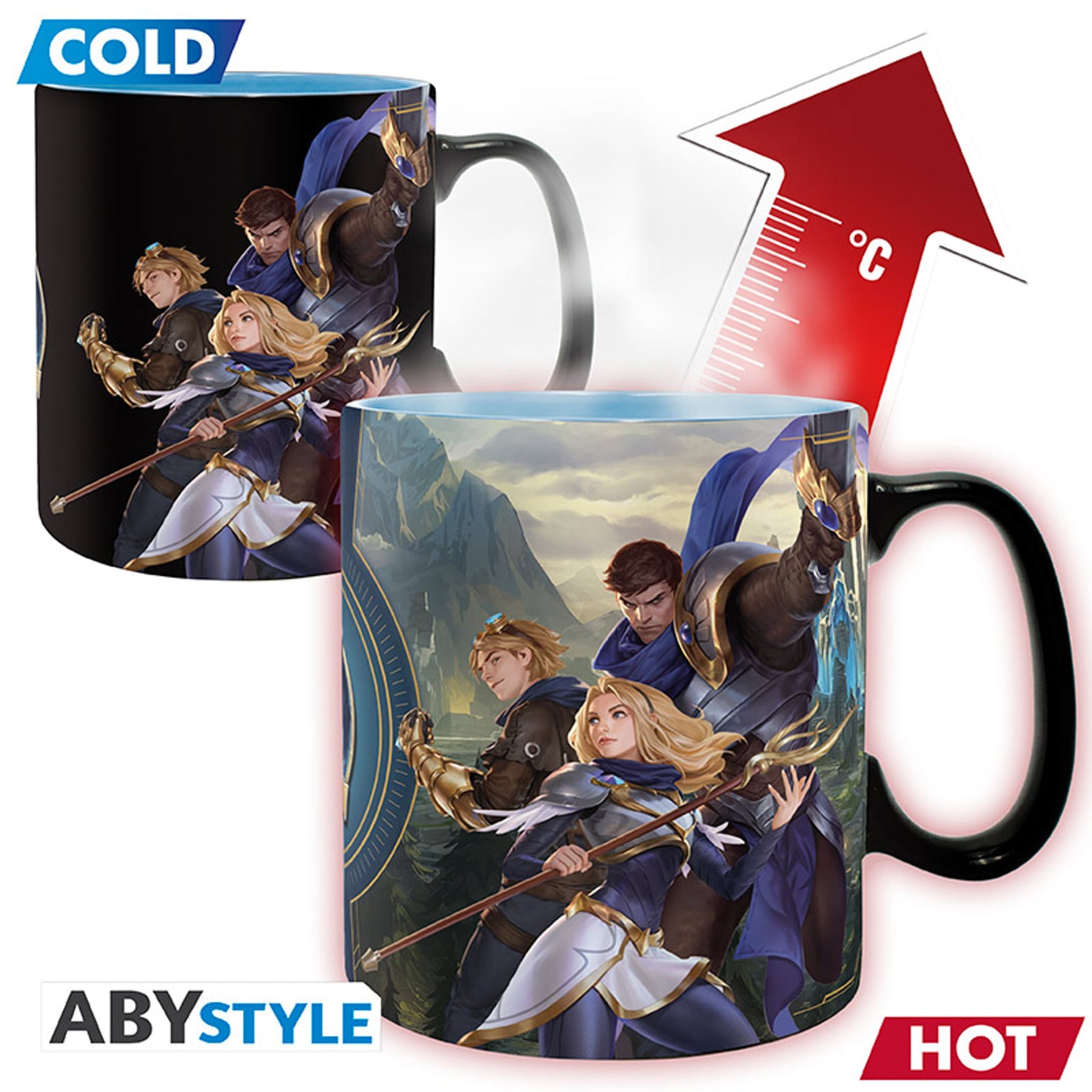 ABYSSE CORP S.A.S. Tasse in Schwarz, 13,1×9,2×11 cm