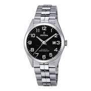 Festina Herrenuhr aus Edelstahl in Silber, 4×0,8 cm