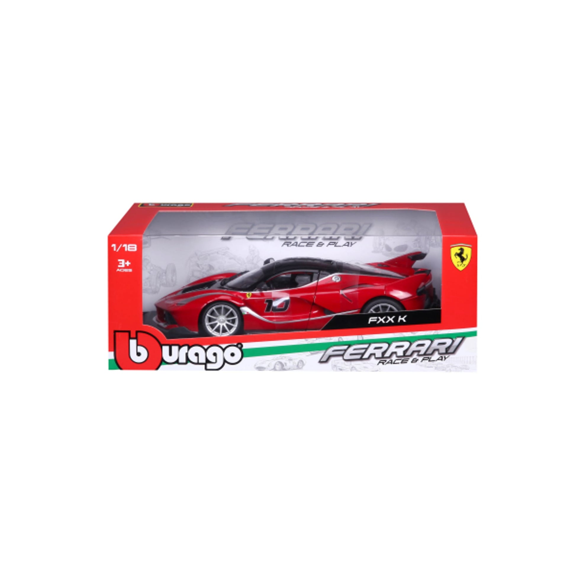 Bburago Modellauto aus Metall in Rot, 24 cm