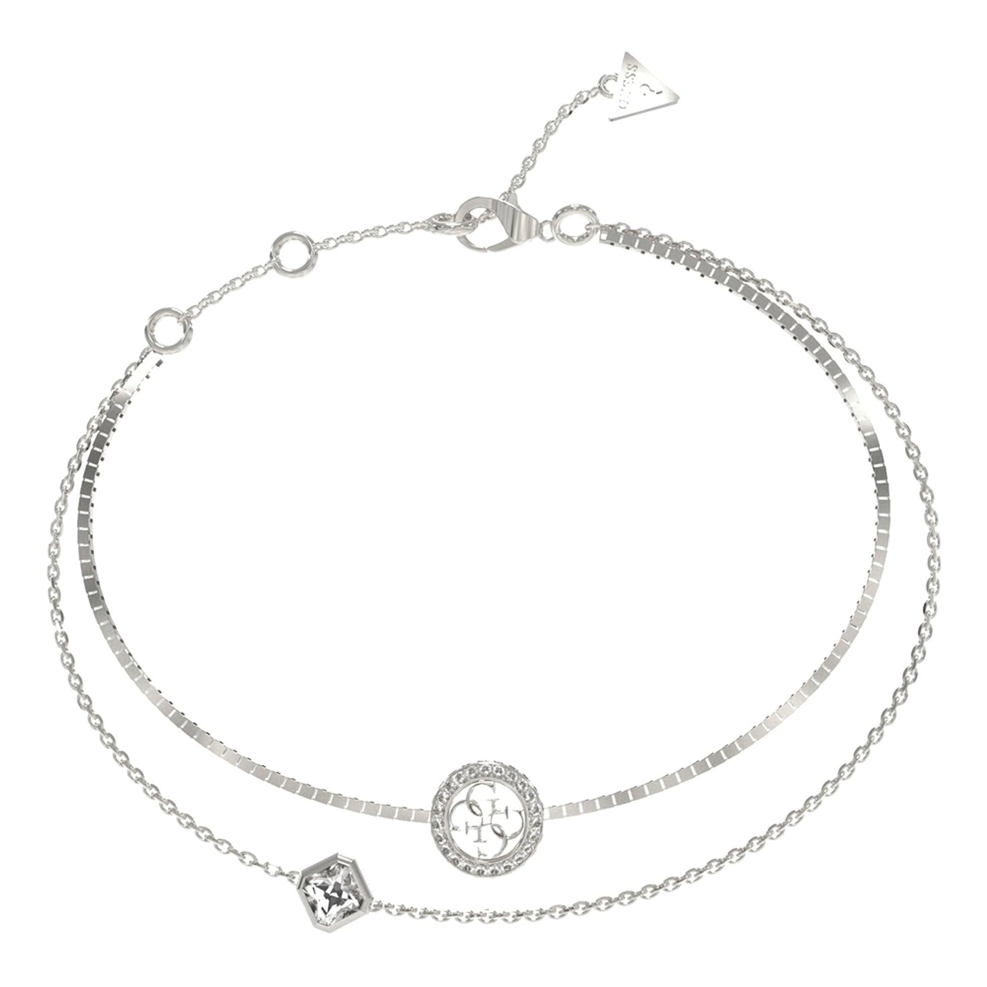 Guess Damenarmband aus Edelstahl in Silber