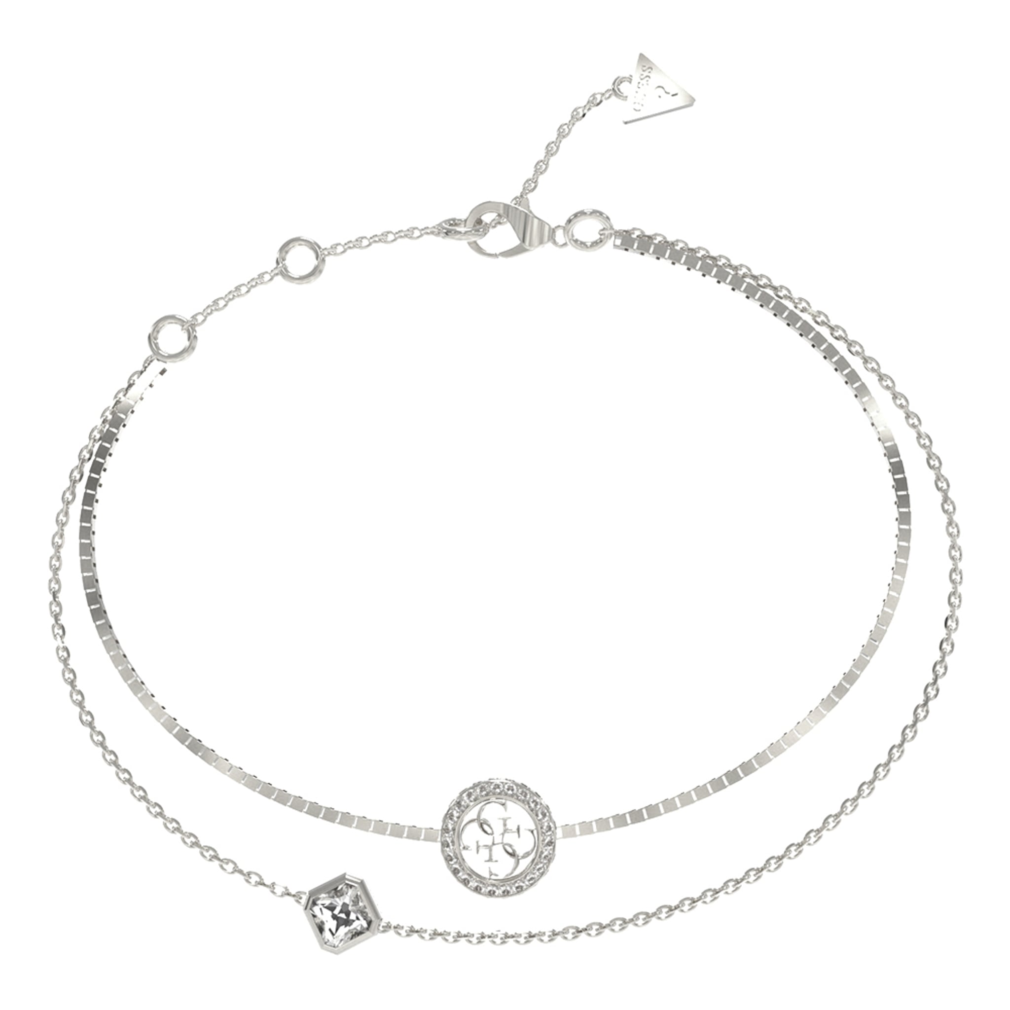 Guess Damenarmband aus Edelstahl in Silber