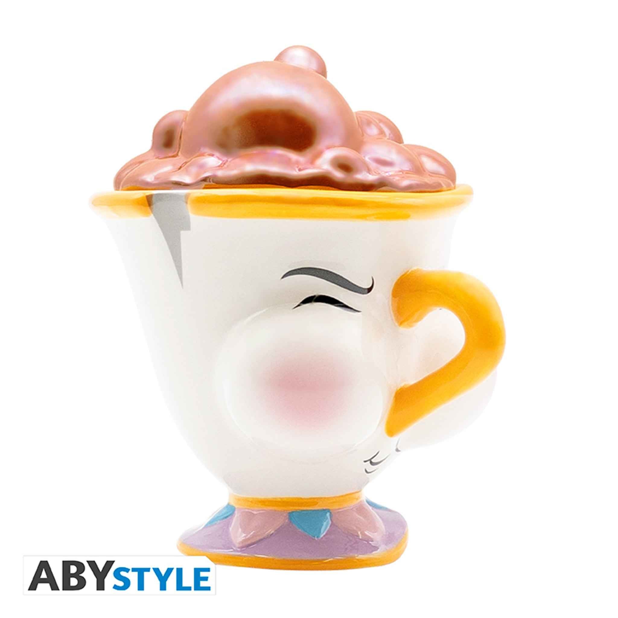 Tasse 3D Disney Die Schöne und das Biest Chip mit Blasen 15×18×15 cm | ABYSSE