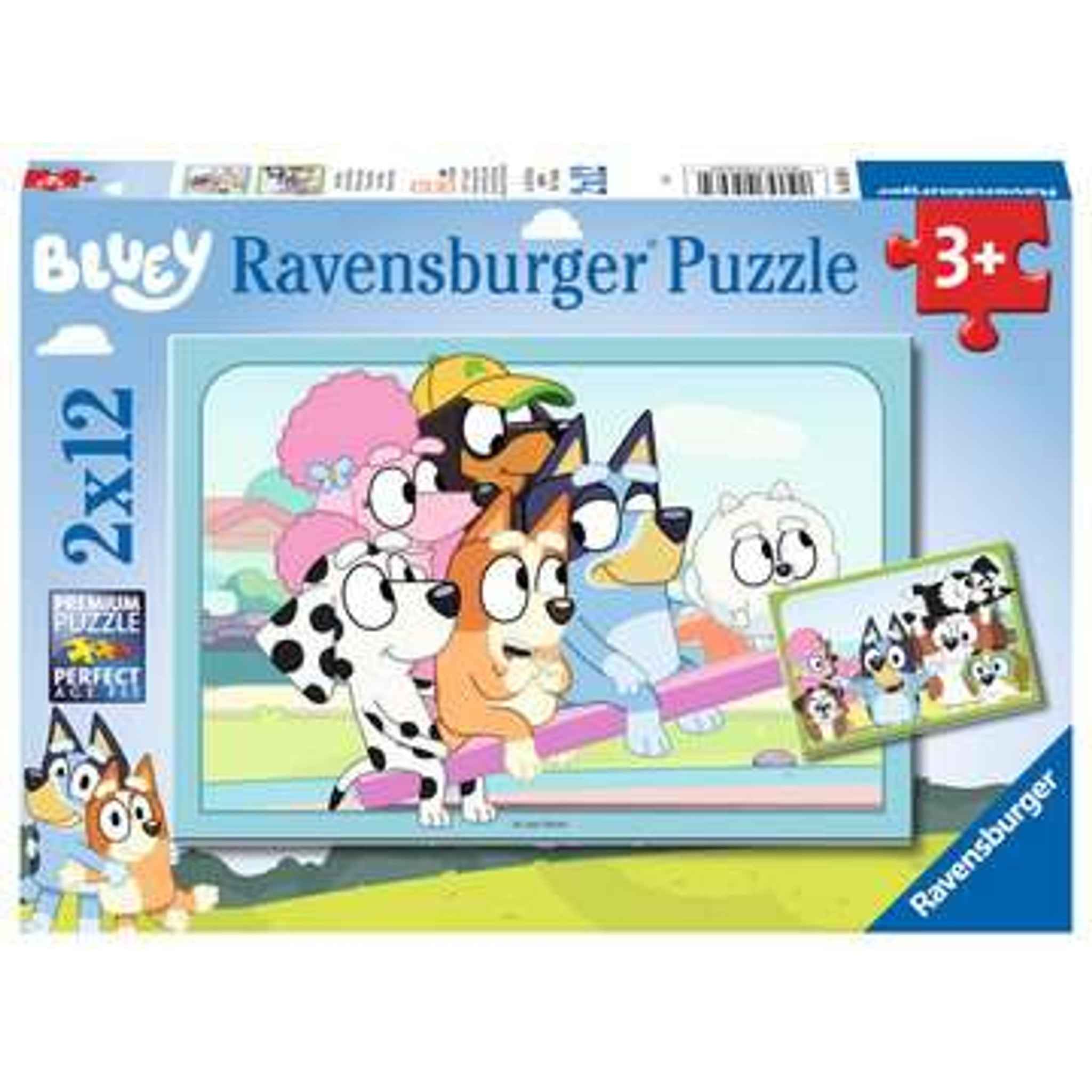 Spielzeug Puzzle 2 x 12 Teile Bluey ab 3 Jahren | Ravensburger