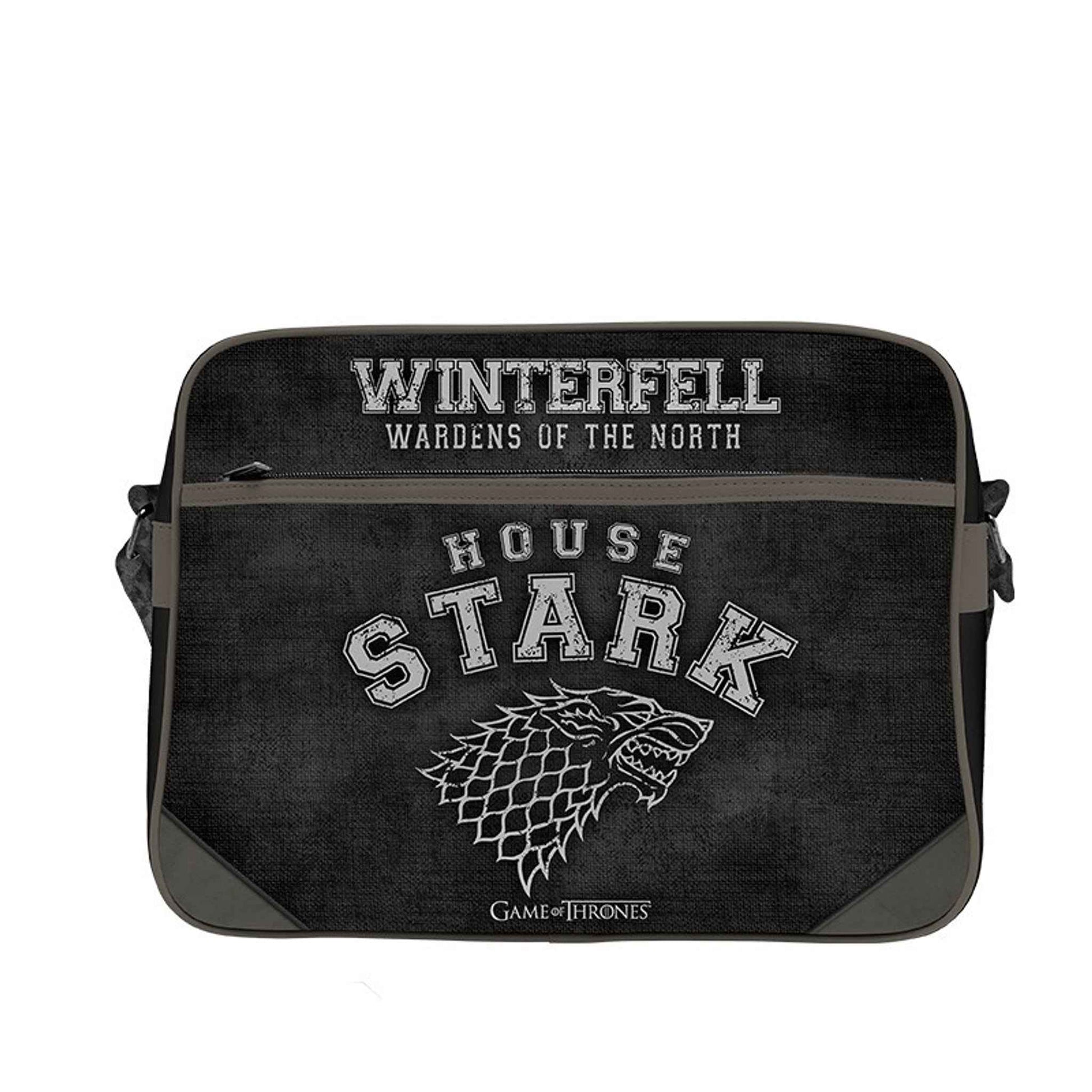 Messenger Bag Game of Thrones House Stark schwarz | ABYSSE CORP S.A.S