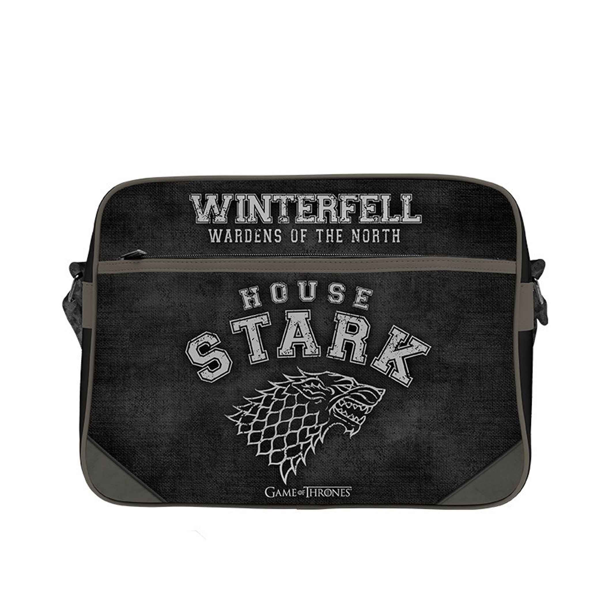 Messenger Bag Game of Thrones House Stark schwarz | ABYSSE CORP S.A.S