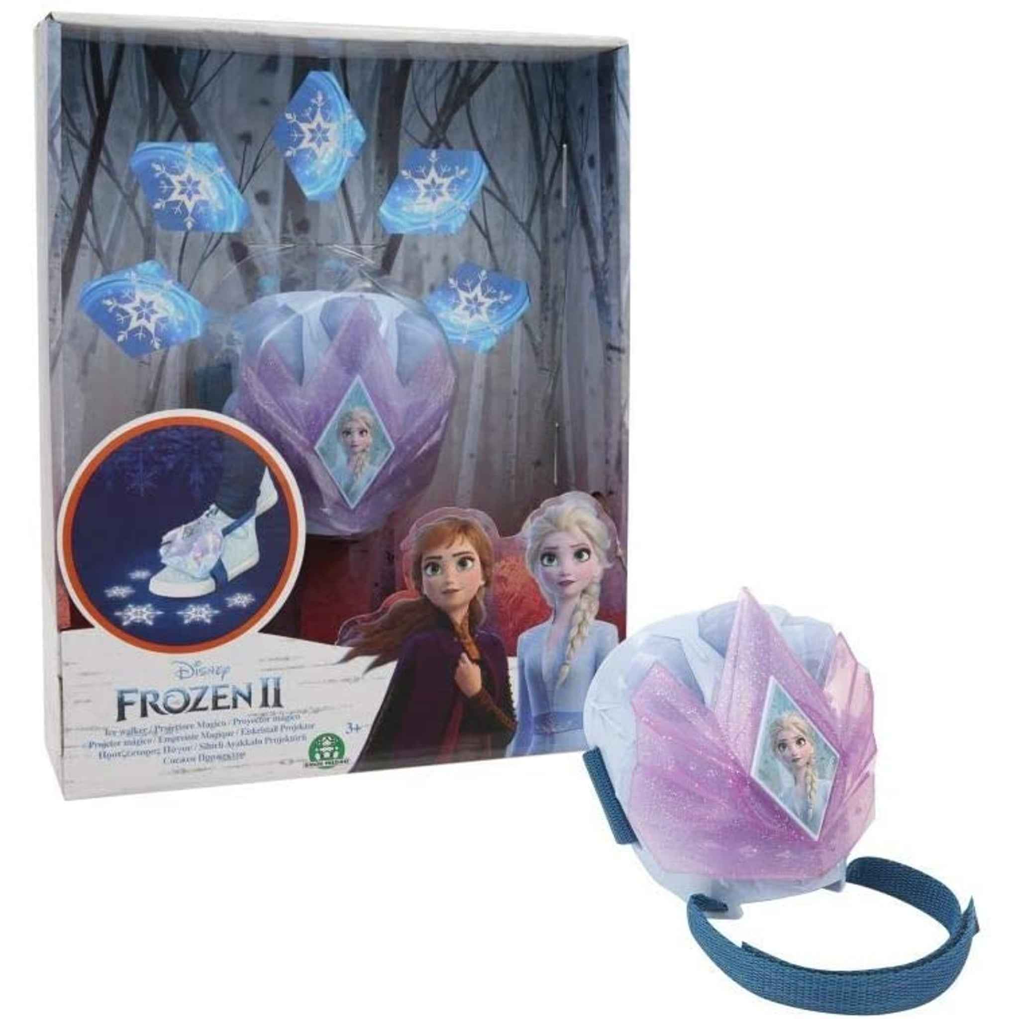 Spielzeug Eiskristall Projektor Disney Frozen 2 lila sensoraktiviert