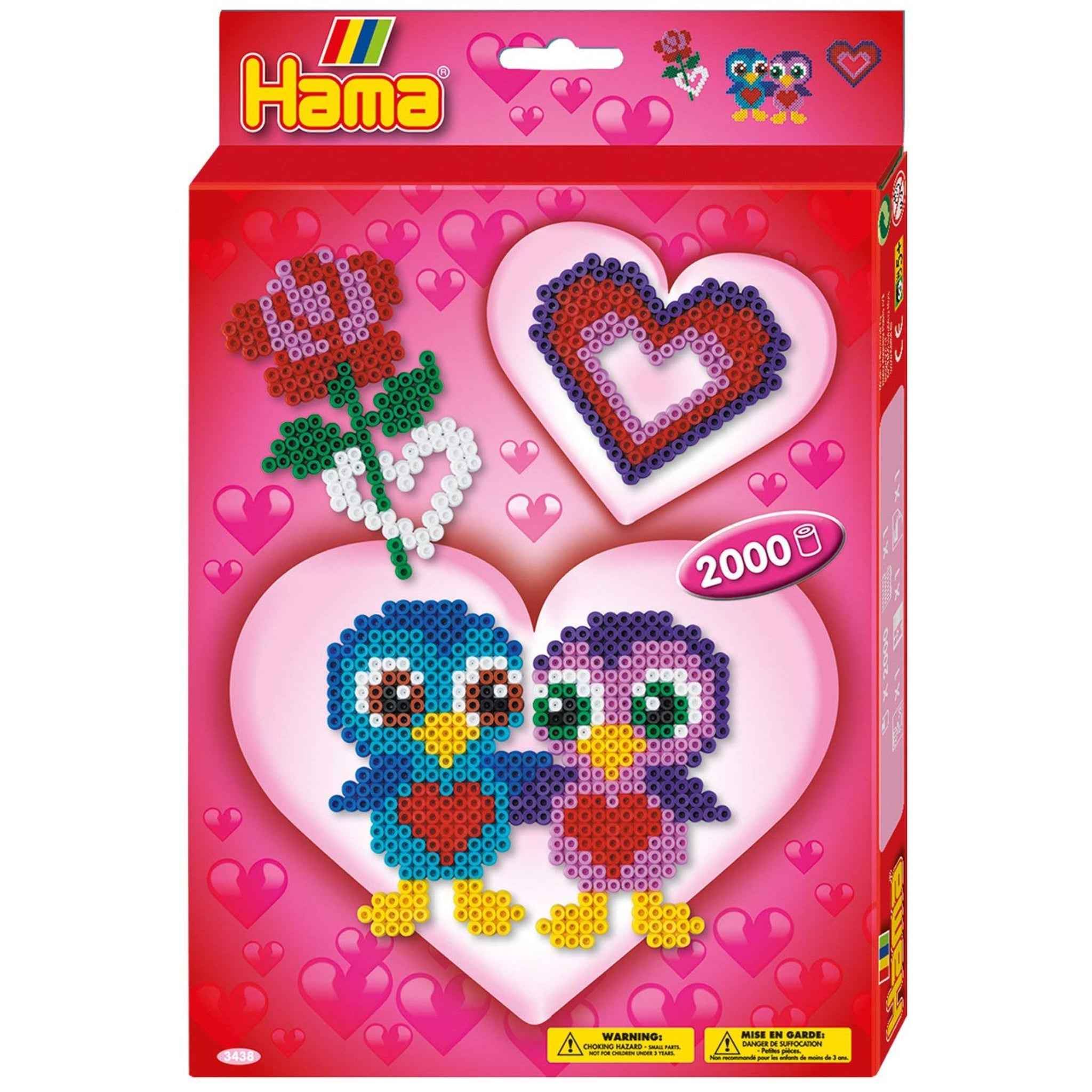Bügelperlen-Set Love ca. 2000 Teile Midi 5,0 mm mehrfarbig | Hama
