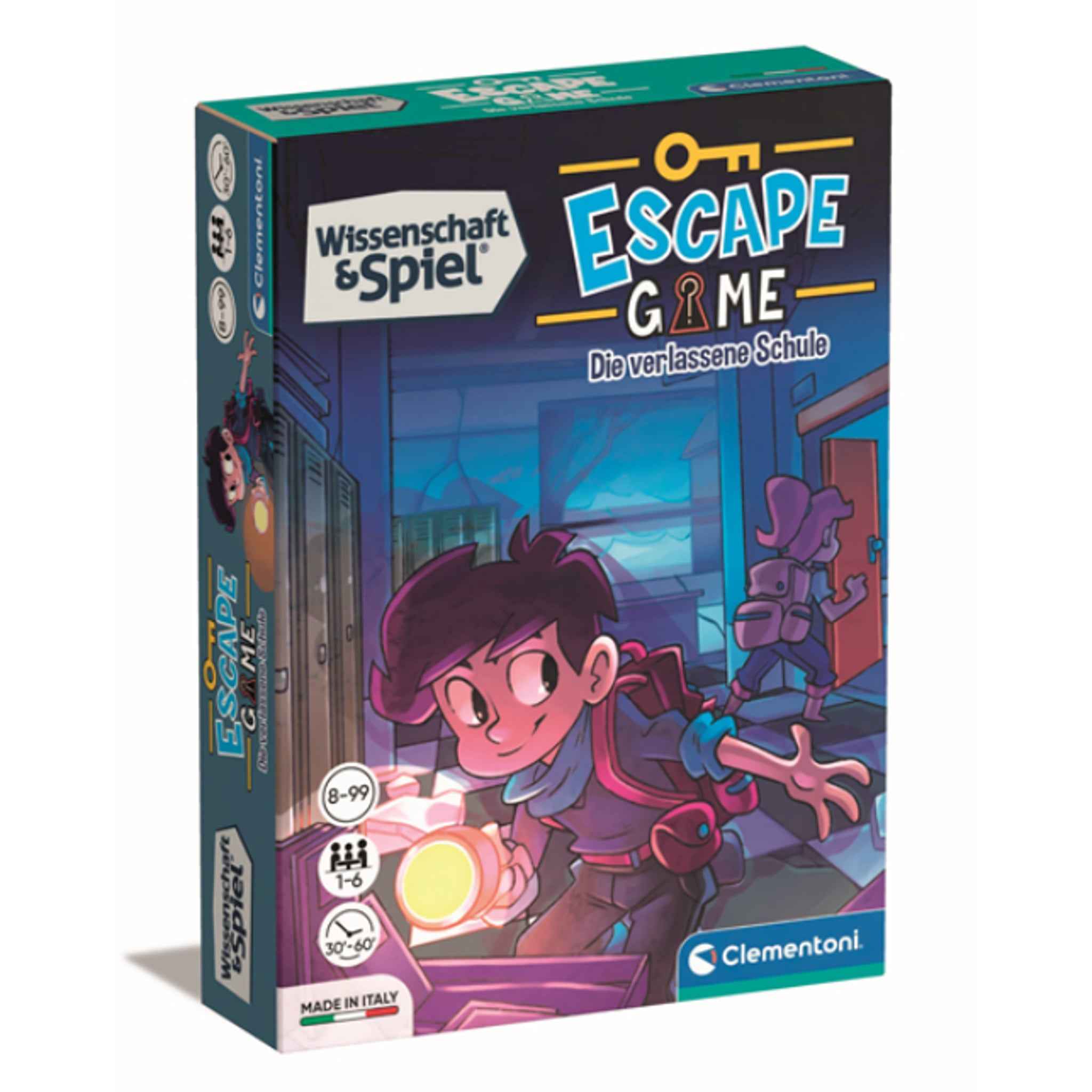 Escape Game: Die verlassene Schule Kartenspiel ab 8 Jahren | Clementoni