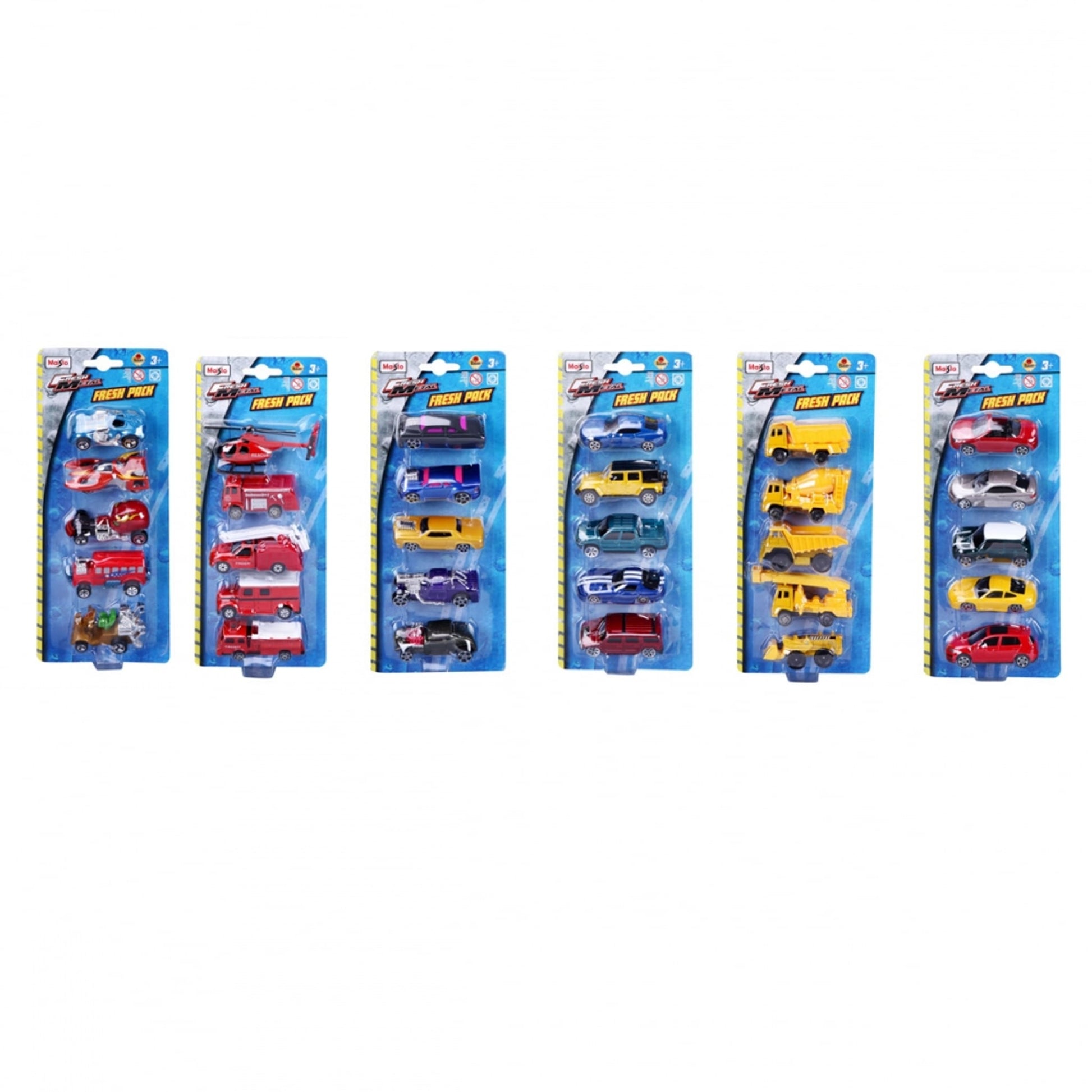 Maisto Modellauto-Set aus Kunststoff, 7,5 cm