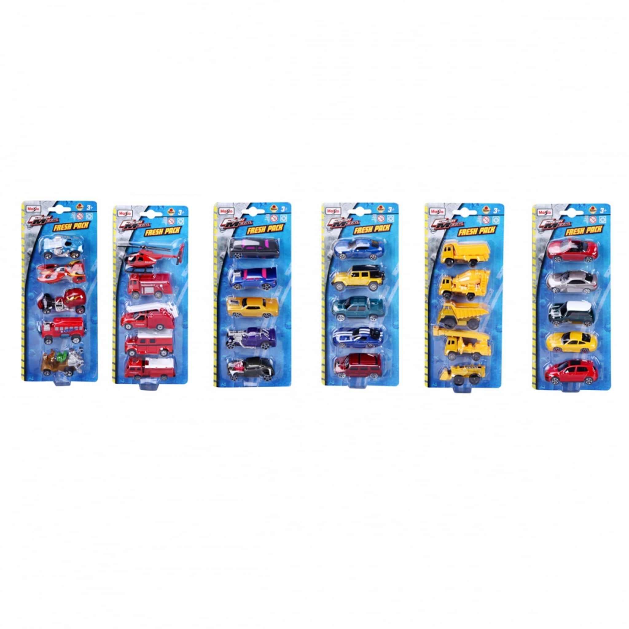 Maisto Modellauto-Set aus Kunststoff, 7,5 cm