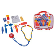 Spielzeug Doktorkoffer 10-teilig transparent 30×28 cm | Simba