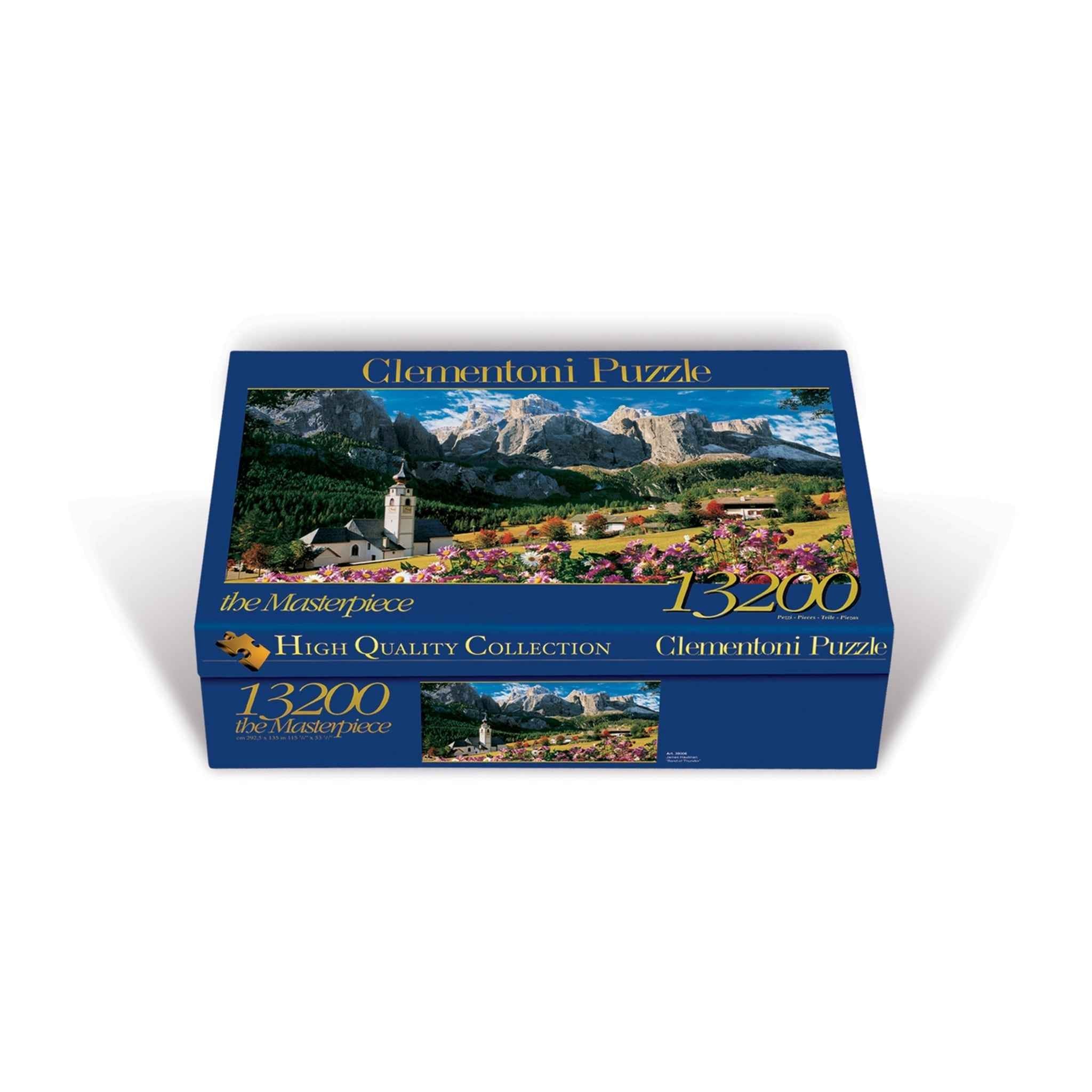 Puzzle 13200 Teile Sellagruppe Dolomiten Landschaft Pappe | Clementoni