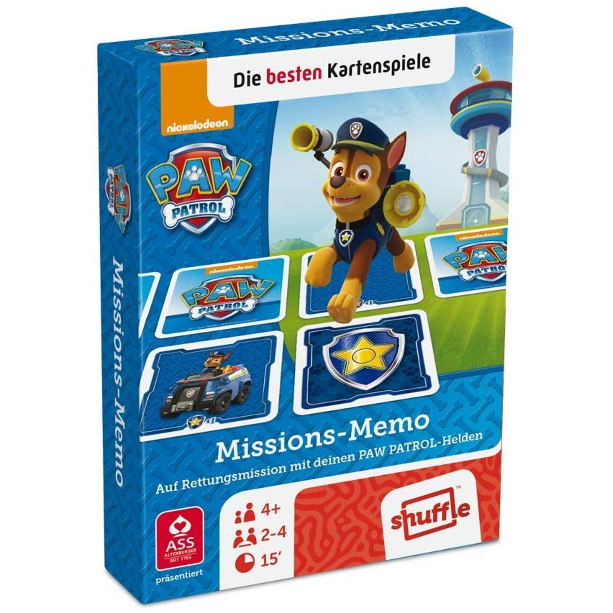 Memo-Spiel Paw Patrol Missions-Memo für 2-4 Spieler ab 4 Jahren