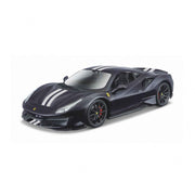 Modellauto Ferrari 488 Pista 1:24 blau Metall öffnende Türen 20 cm | Bburago