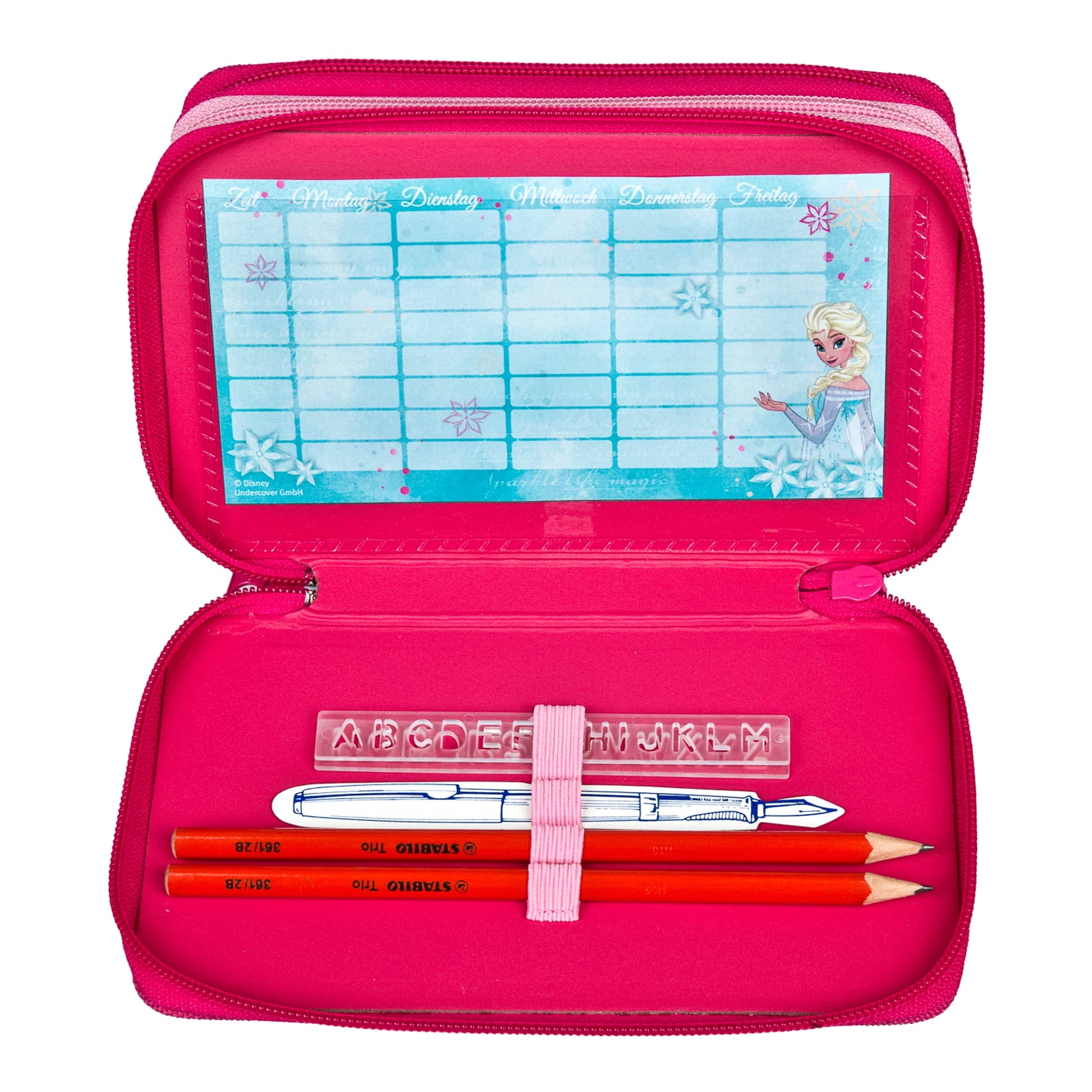 Undercover GmbH Schüleretui in Rosa, 12×19×7 cm