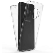 NALIA 360 Grad Handy Hülle für Samsung Galaxy S9, Full Cover Case Bumper Etui