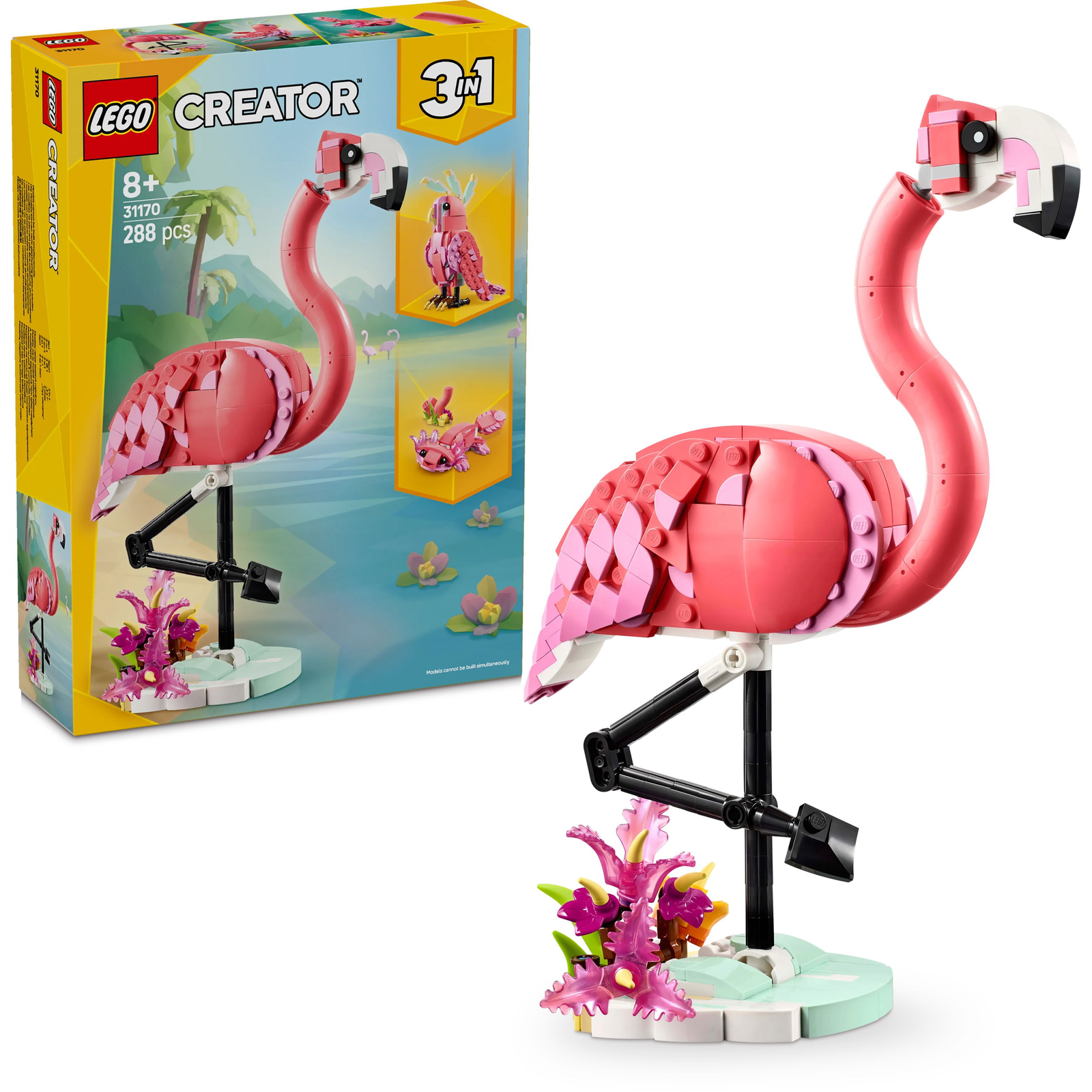 LEGO® Creator 3in1 Vadállatok: rózsaszín flamingó 31170 (5702017822457)-0