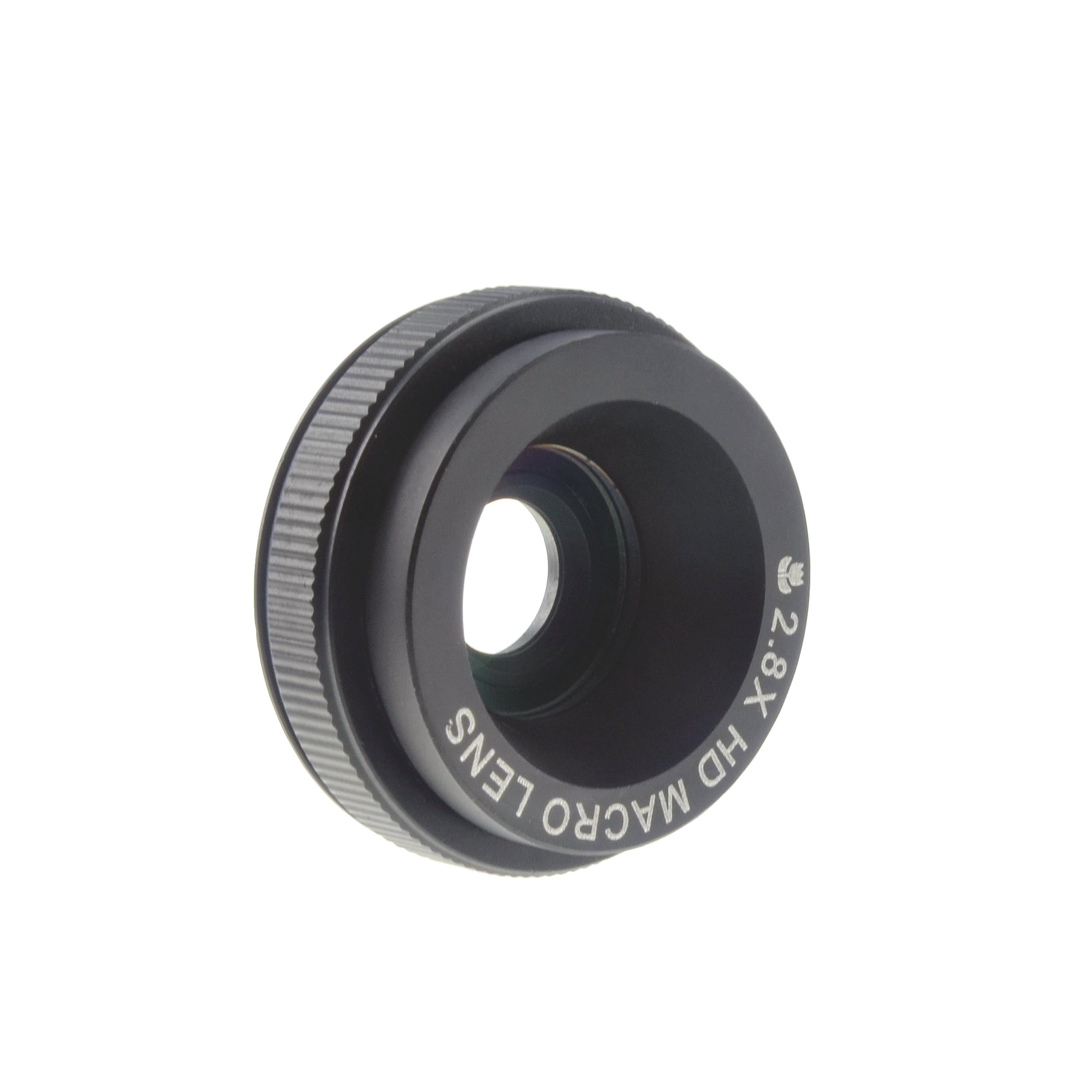 Makro-Linsen-Set 3er mit Clip und Schutztasche 24 mm schwarz | System-S
