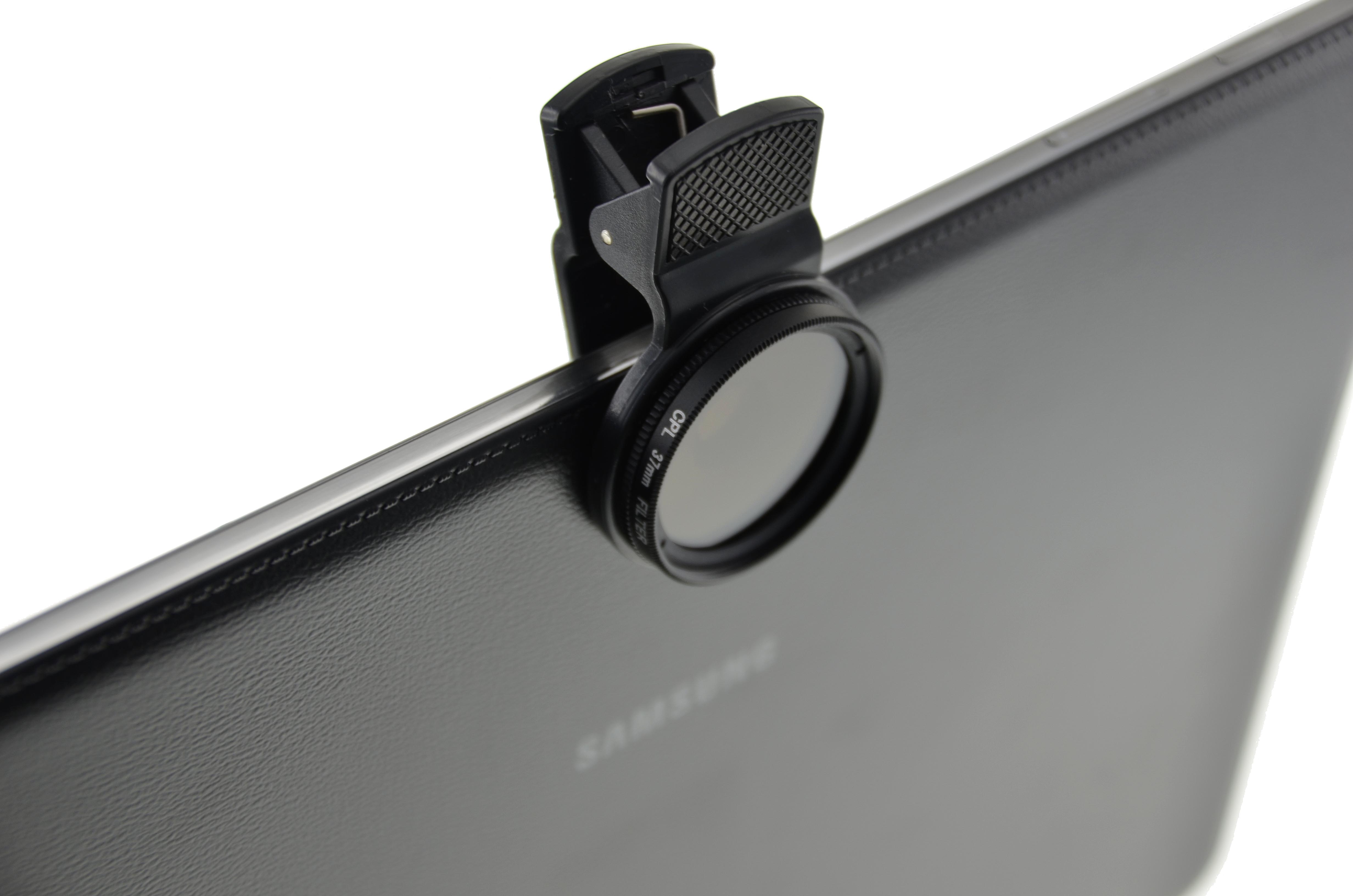 Clip-on Klammer Polarisationsfilter 37 mm Kunststoff für Smartphone Tablet PC