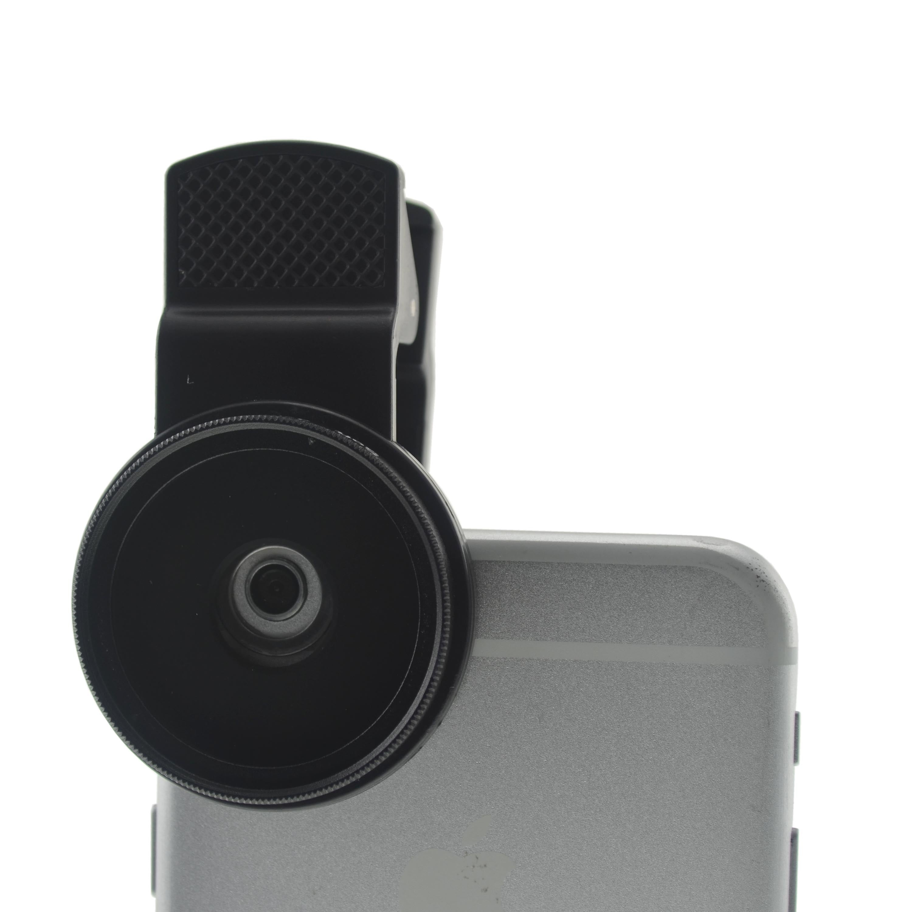 ND2 Neutraldichtefilter 37 mm Graufilter mit Clip für Smartphone | System-S