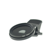 ND2 Neutraldichtefilter 37 mm Graufilter mit Clip für Smartphone | System-S