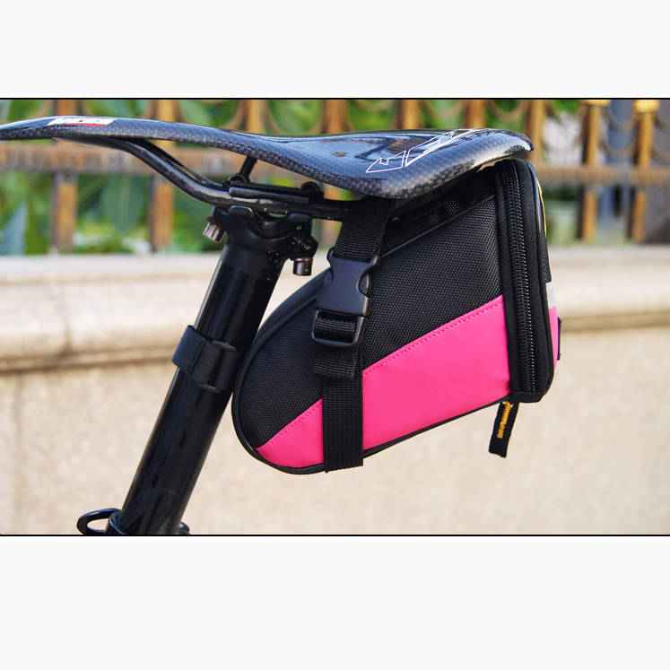 SYSTEM-S Fahrrad Sattel Tasche Halterung Befestigung wasserfest in Hellblau