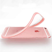 SYSTEM-S Schutzhülle aus Silikon in Pink Transparent Hülle kompatibel mit iPhone 12 Pro Max