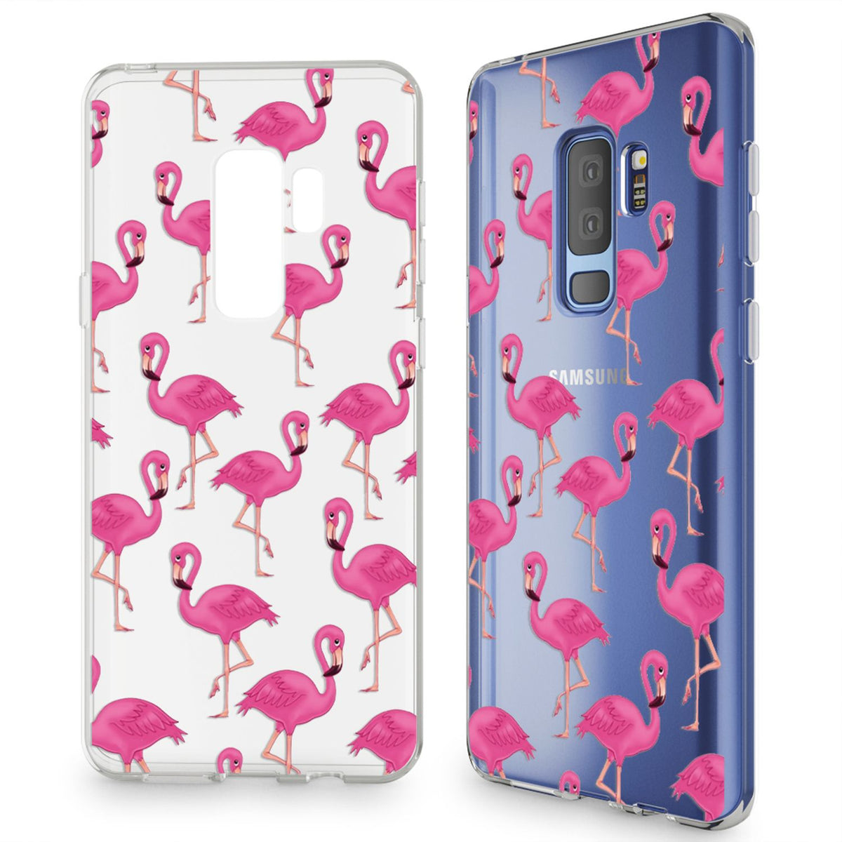 Handyhülle Samsung Galaxy S9 Plus TPU Silikon durchsichtig gemustert