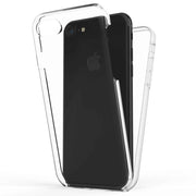 NALIA 360° Handy Hülle für iPhone SE 2022 / SE 2020 / 8 / 7, Case Cover Schutz