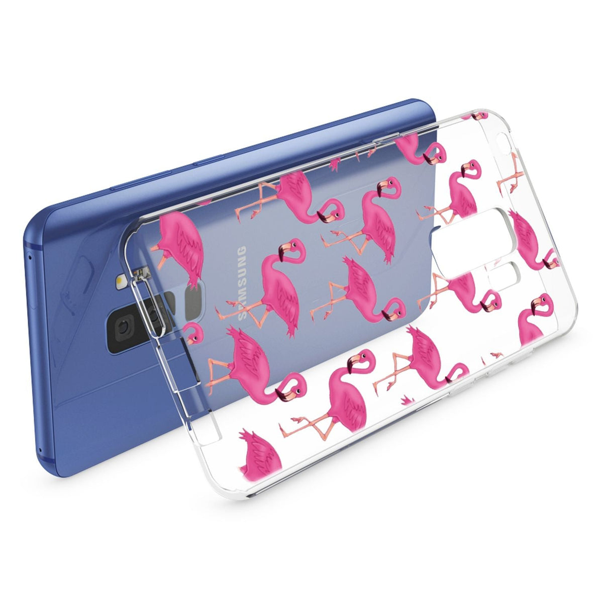 Handyhülle Samsung Galaxy S9 Plus TPU Silikon durchsichtig gemustert