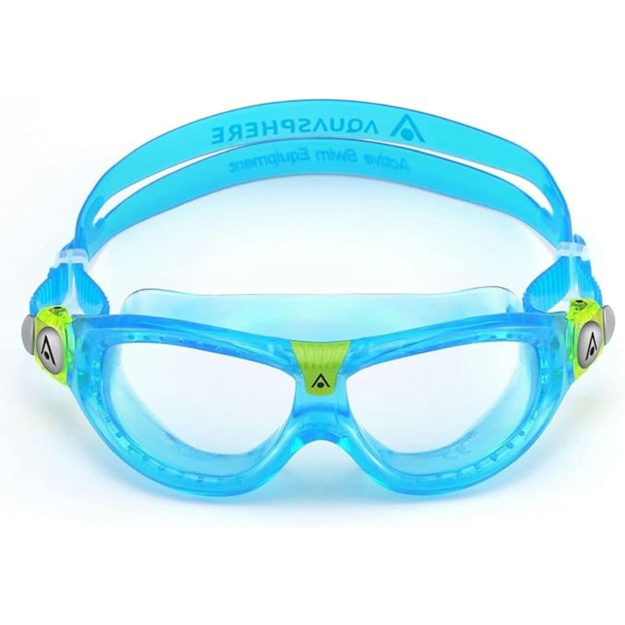 Aquasphere Seal Kid | Schwimmbrille für Kinder ab 3 Jahren mit UV-Schutz, Silikondichtung und beschlag- und auslaufsicheren Gläsern für Jungen und Mädchen, Aqua - Klare Linse Hauptansicht